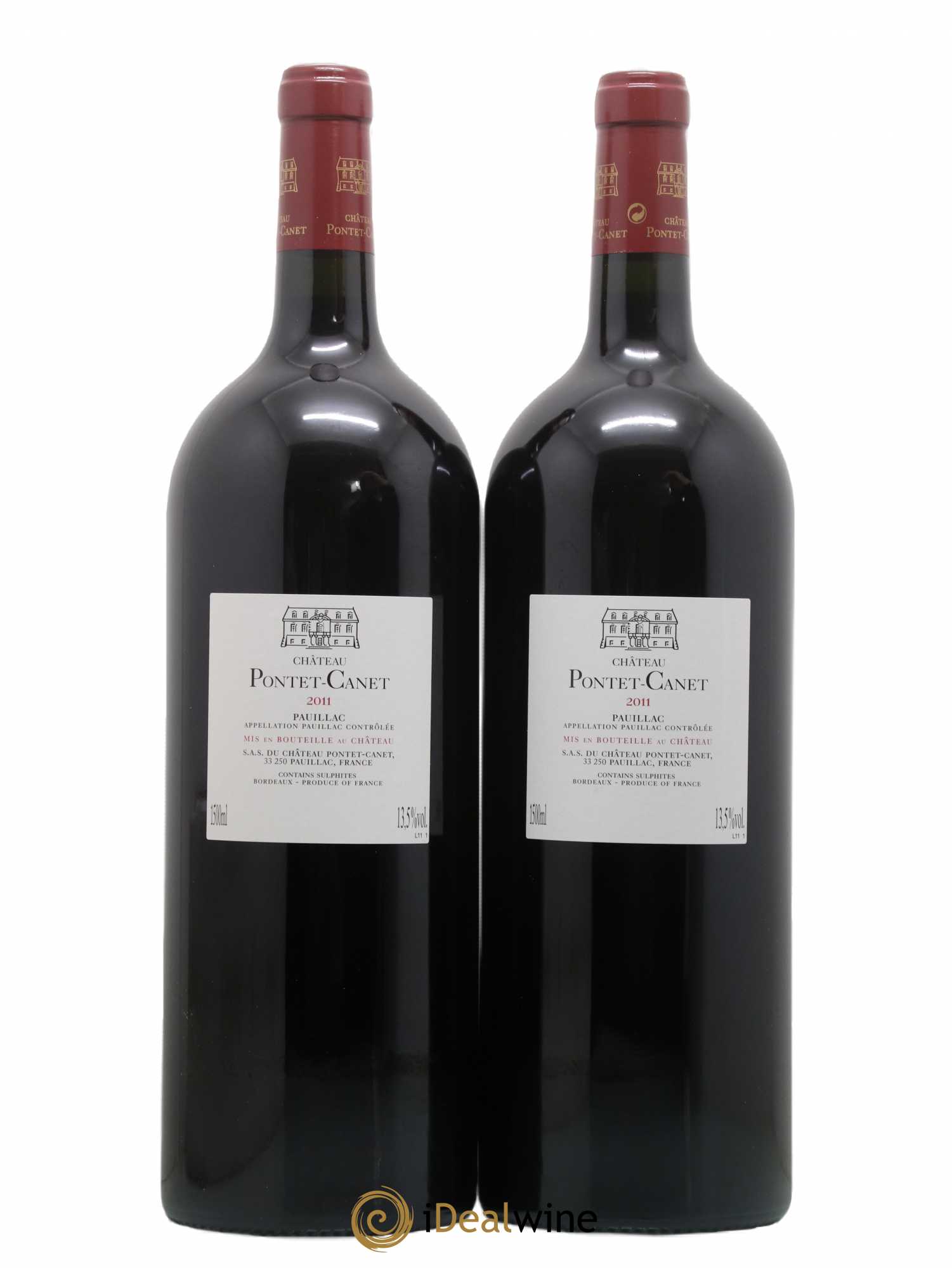 Château Pontet Canet 5ème Grand Cru Classé 2011 - Lot de 2 magnums - 1