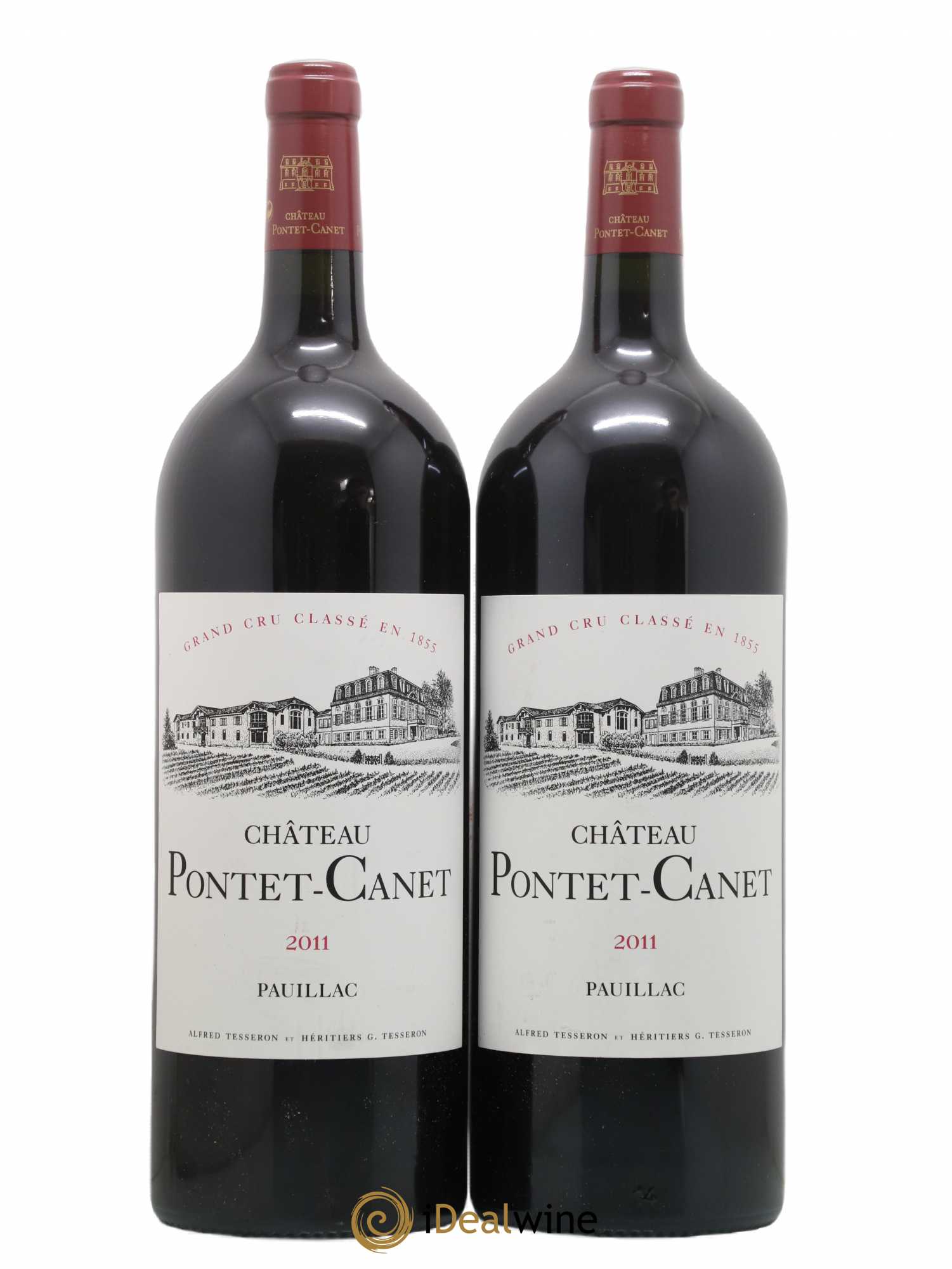 Château Pontet Canet 5ème Grand Cru Classé 2011 - Lot de 2 magnums - 0