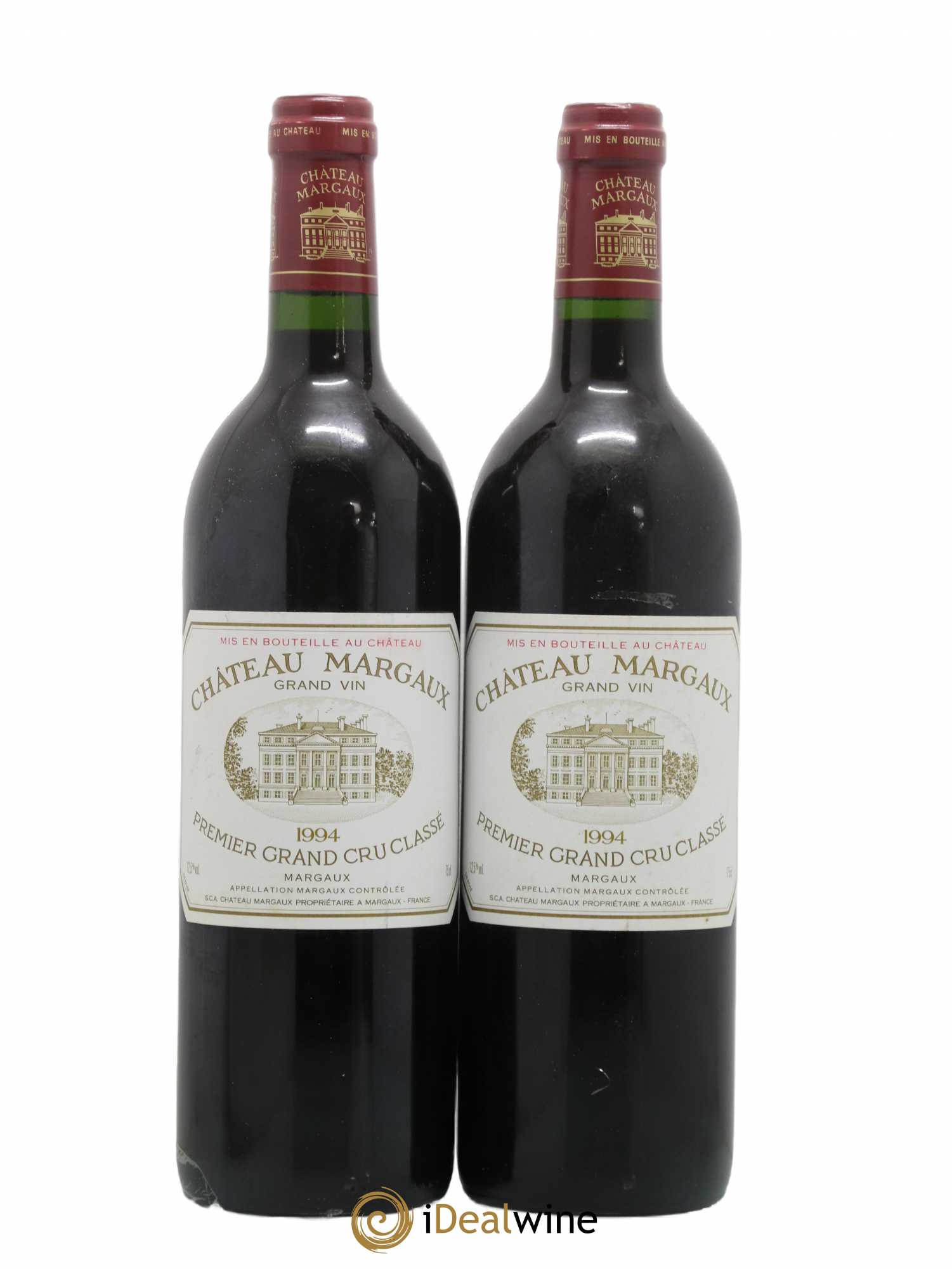 Château Margaux 1er Grand Cru Classé 1994 - Lot de 2 bouteilles - 0