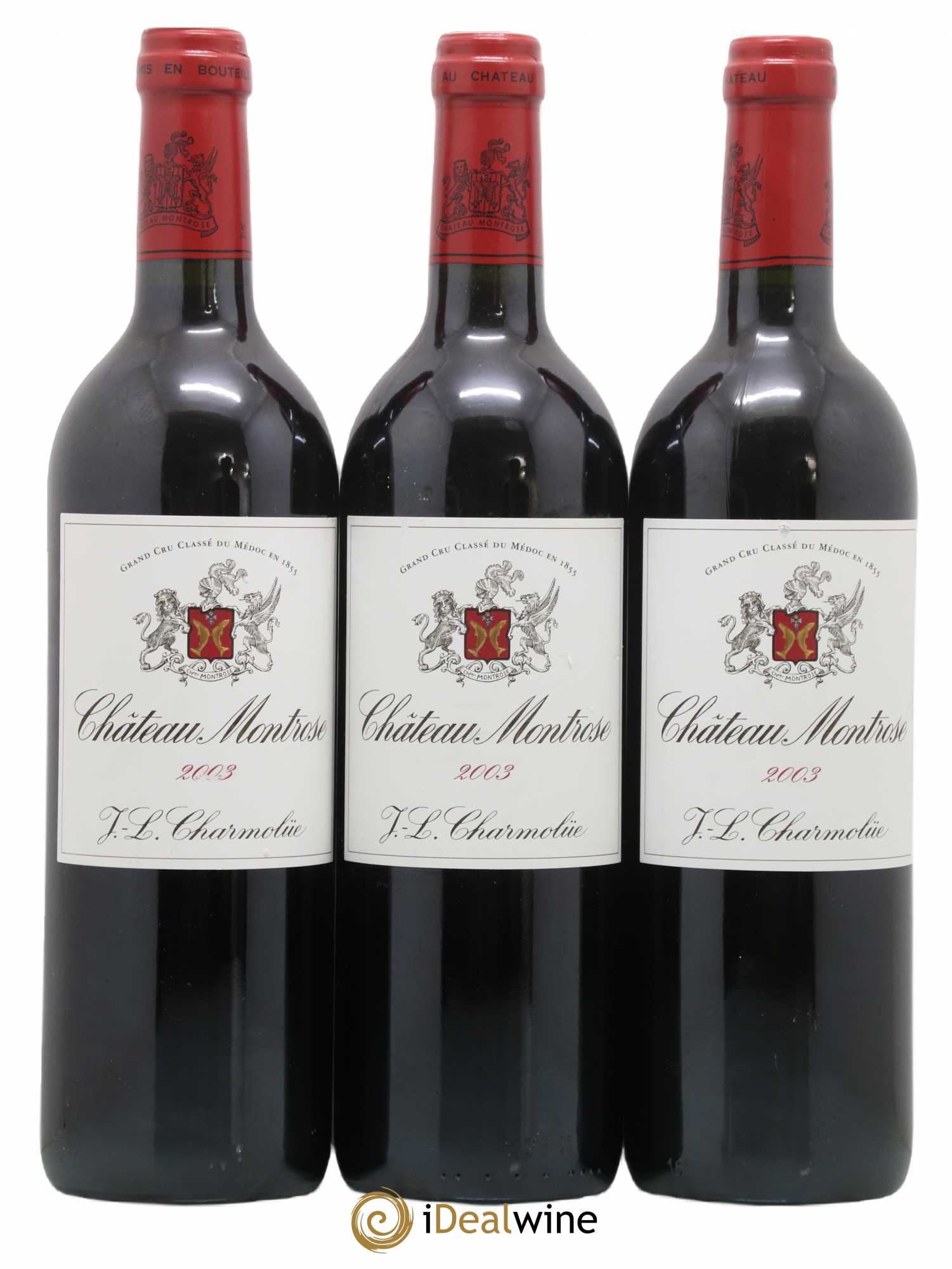 Château Montrose 2ème Grand Cru Classé 2003 - Lot de 3 bouteilles - 0