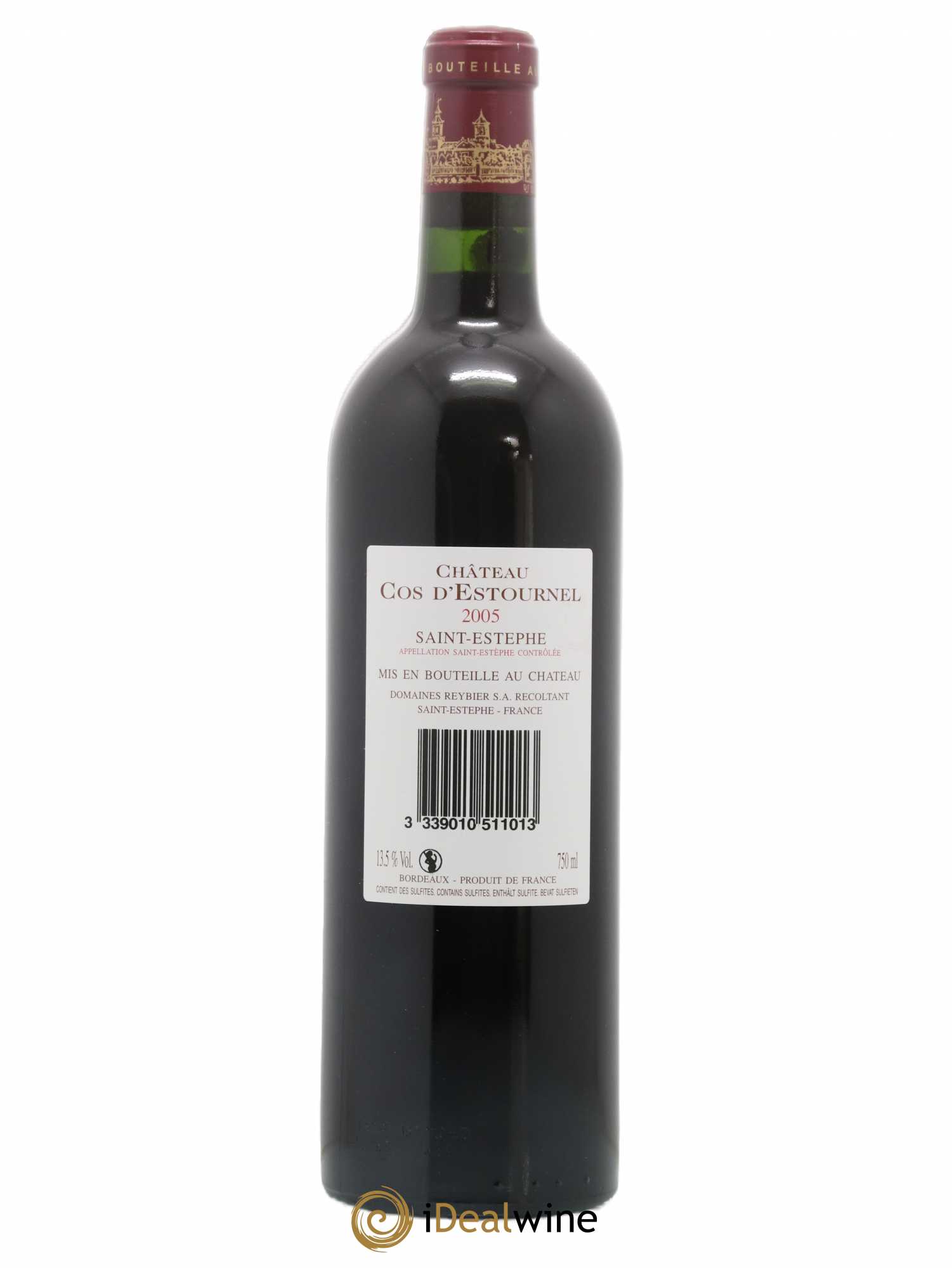Cos d'Estournel 2ème Grand Cru Classé 2005 - Lot de 1 bouteille - 1