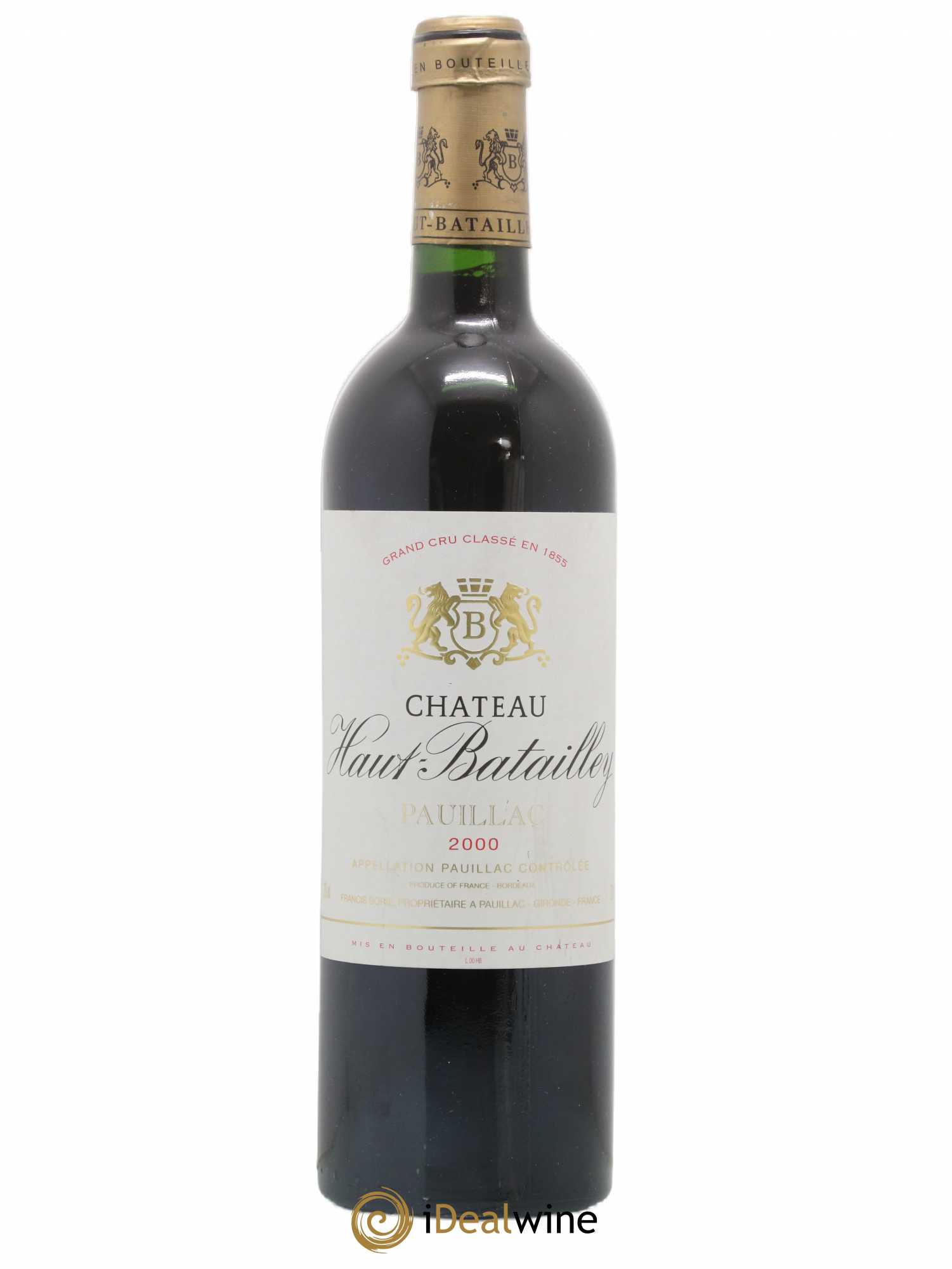 Château Haut Batailley 5ème Grand Cru Classé 2000 - Lot de 1 bouteille - 0