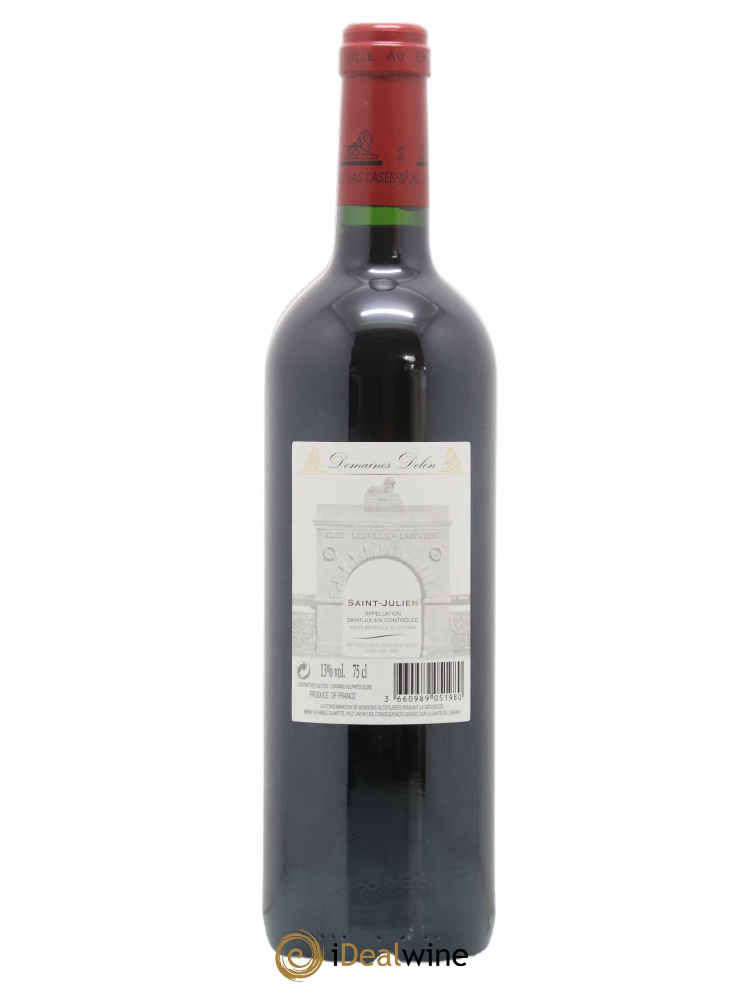 Château Léoville Las Cases 2ème Grand Cru Classé 2005 - Lot de 1 bouteille - 1