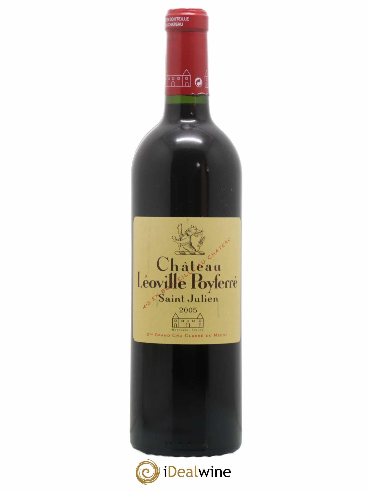 Château Léoville Poyferré 2ème Grand Cru Classé 2005 - Lot de 1 bouteille - 0
