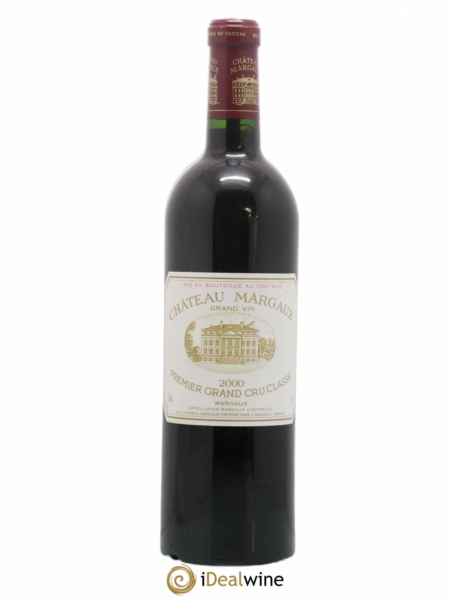 Château Margaux 1er Grand Cru Classé 2000 - Lot de 1 bouteille - 0