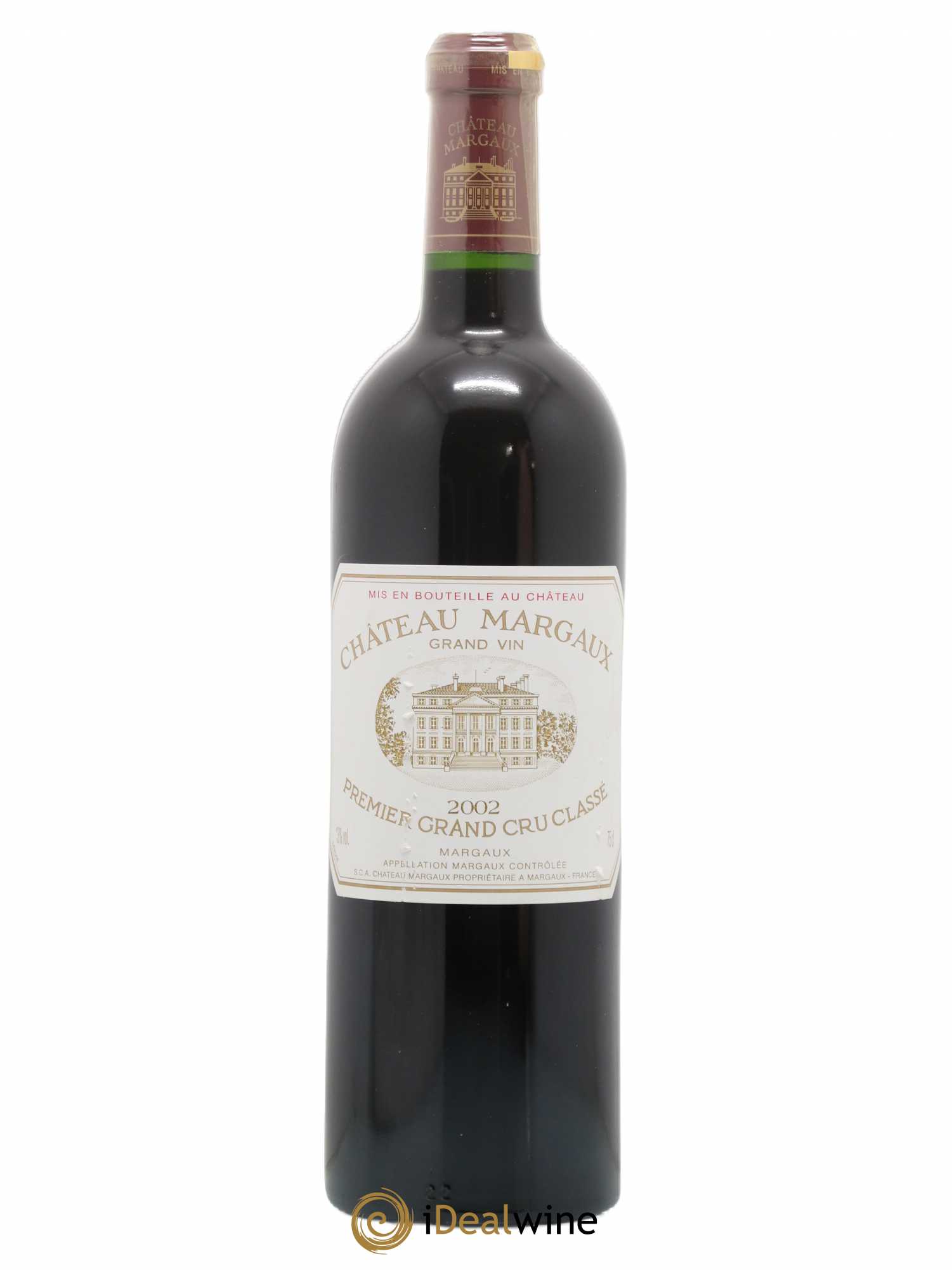 Château Margaux 1er Grand Cru Classé 2002 - Lot de 1 bouteille - 0