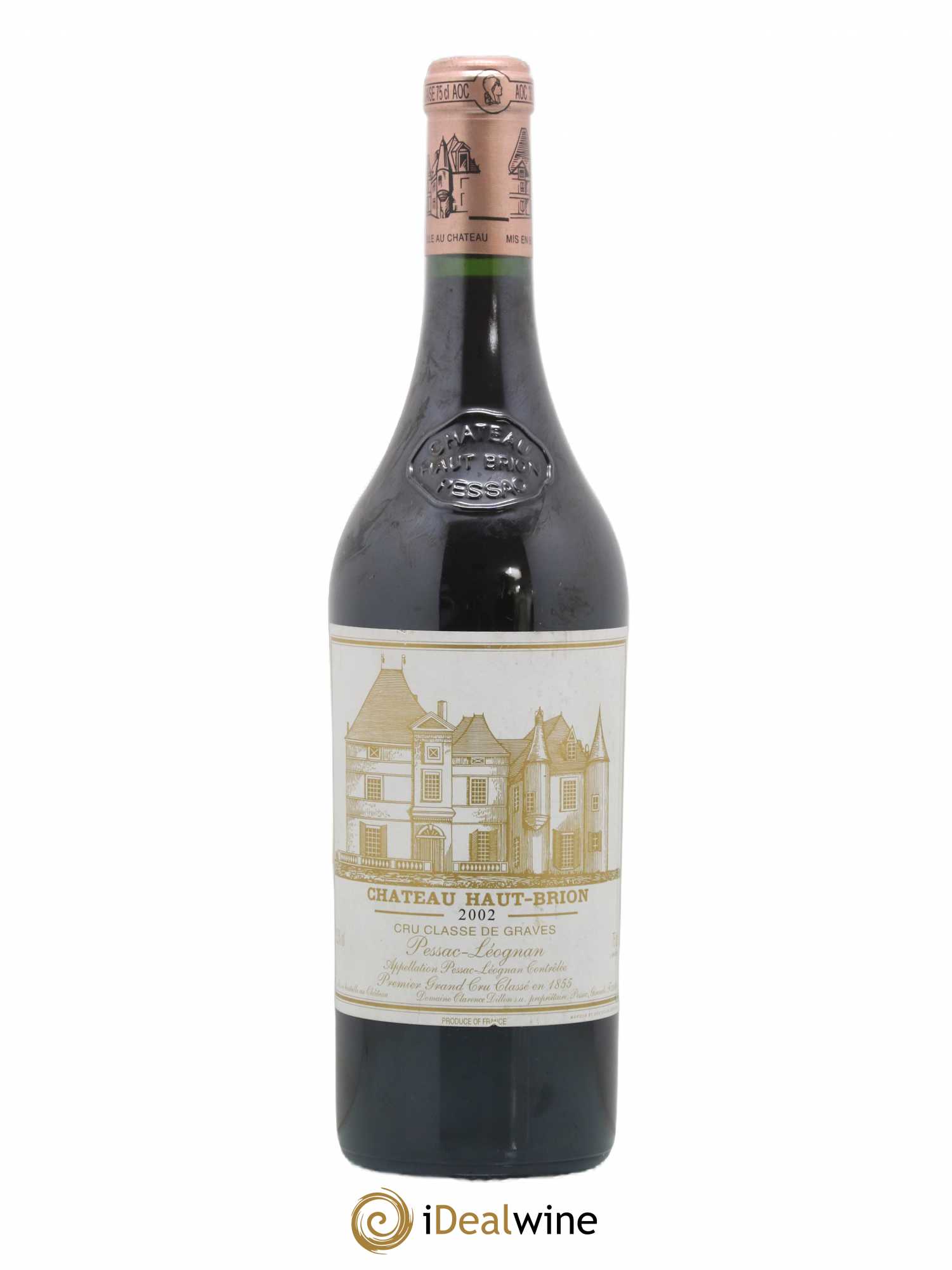 Château Haut Brion 1er Grand Cru Classé 2002 - Lot de 1 bouteille - 0