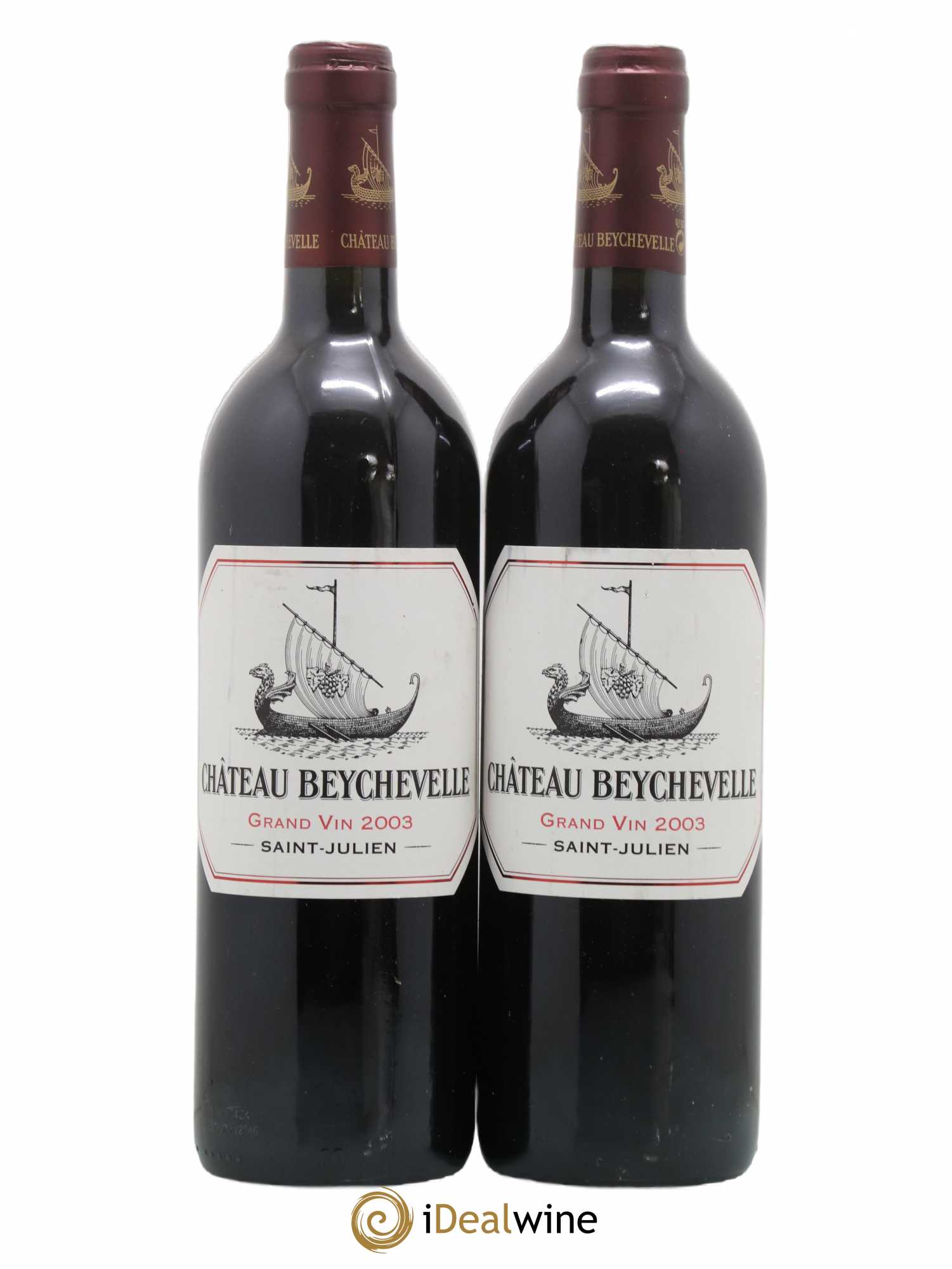 Château Beychevelle 4ème Grand Cru Classé 2003 - Lot de 2 bouteilles - 0