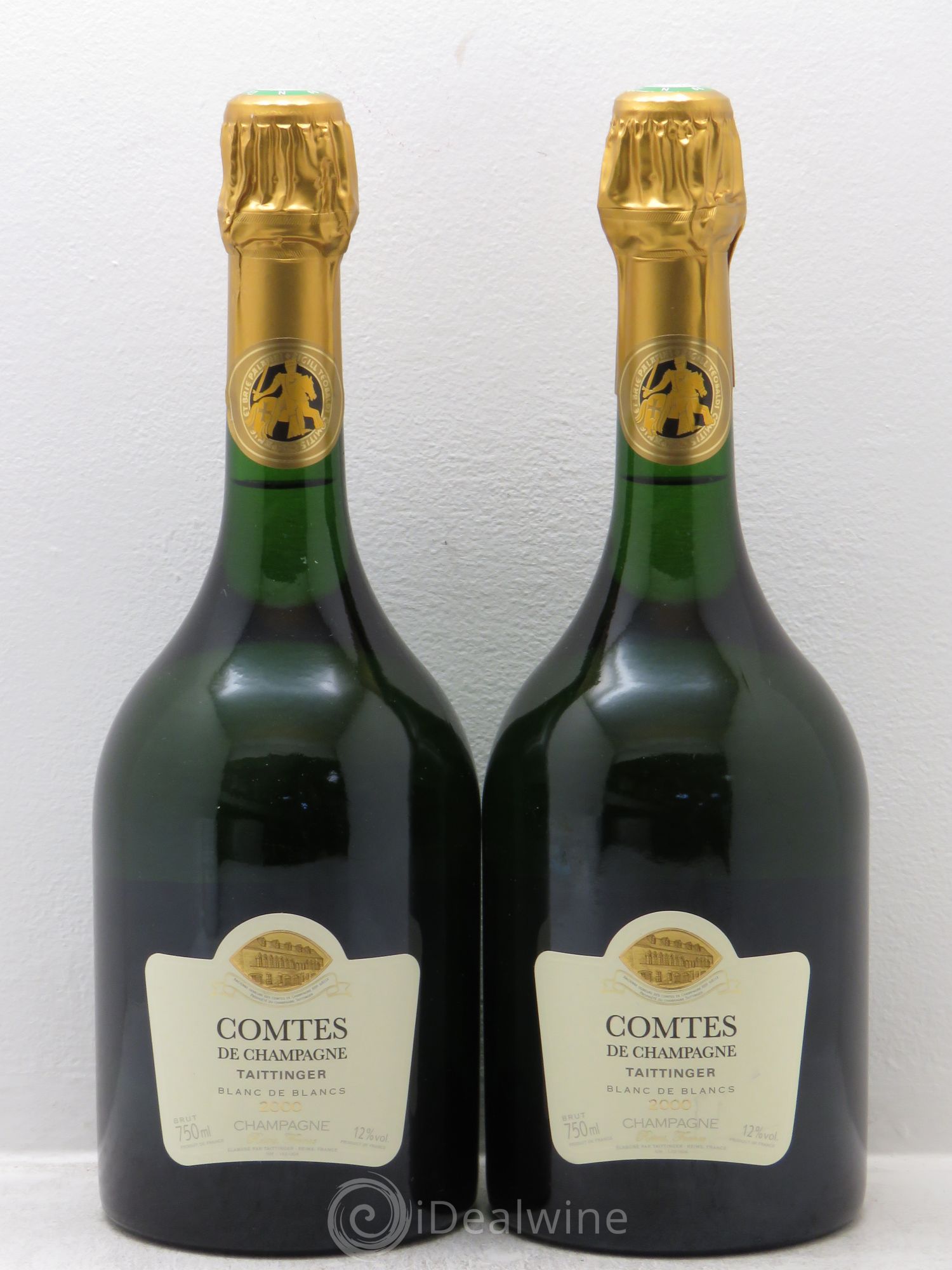 Comtes de Champagne Taittinger 2000 - Lot de 2 bouteilles - 0