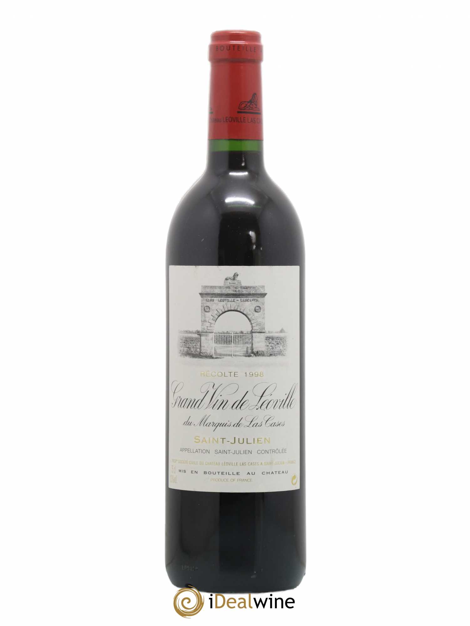 Château Léoville Las Cases 2ème Grand Cru Classé 1998 - Lot de 1 bouteille - 0