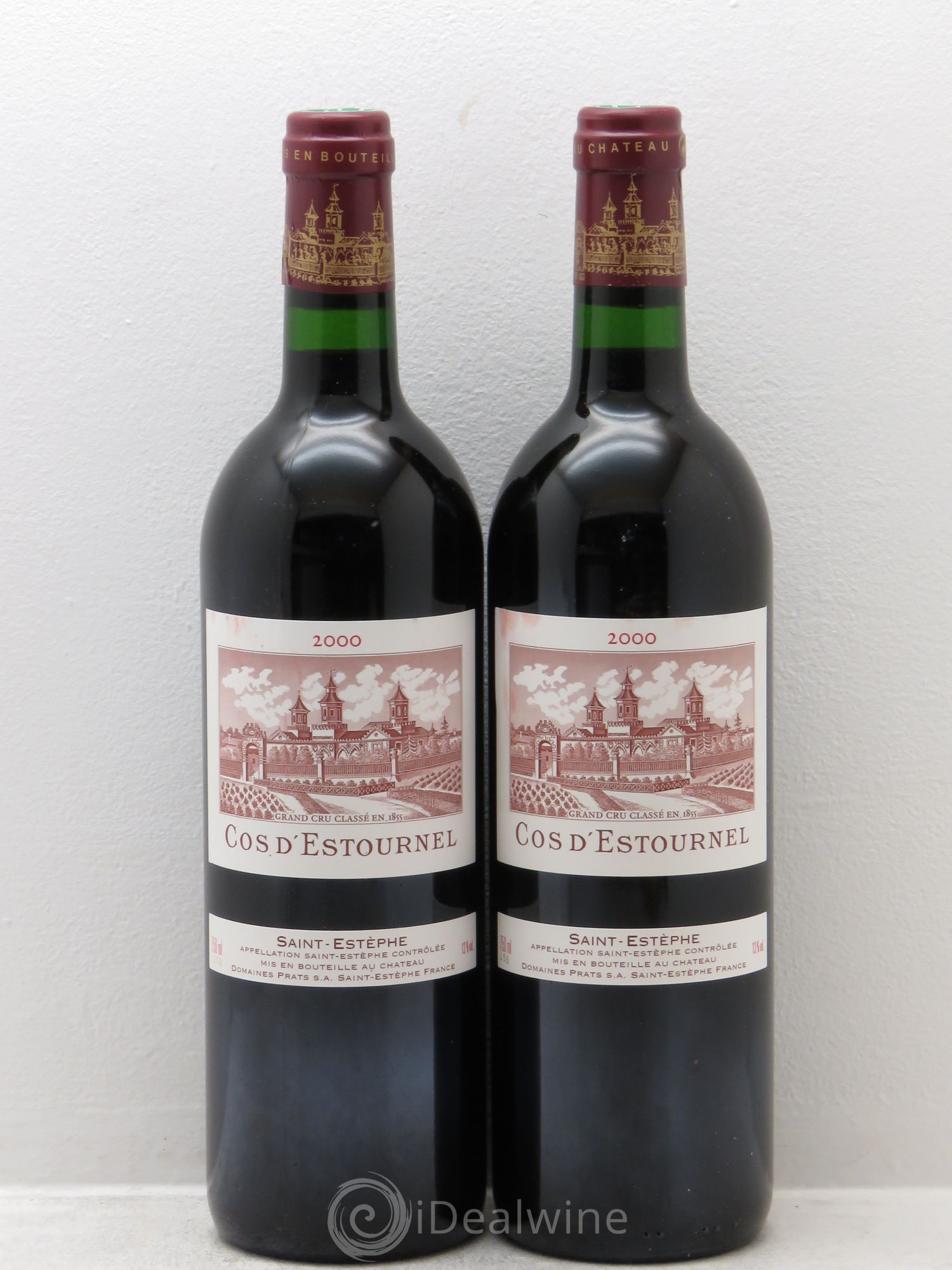 Cos d'Estournel 2ème Grand Cru Classé 2000 - Lot de 2 bouteilles - 0