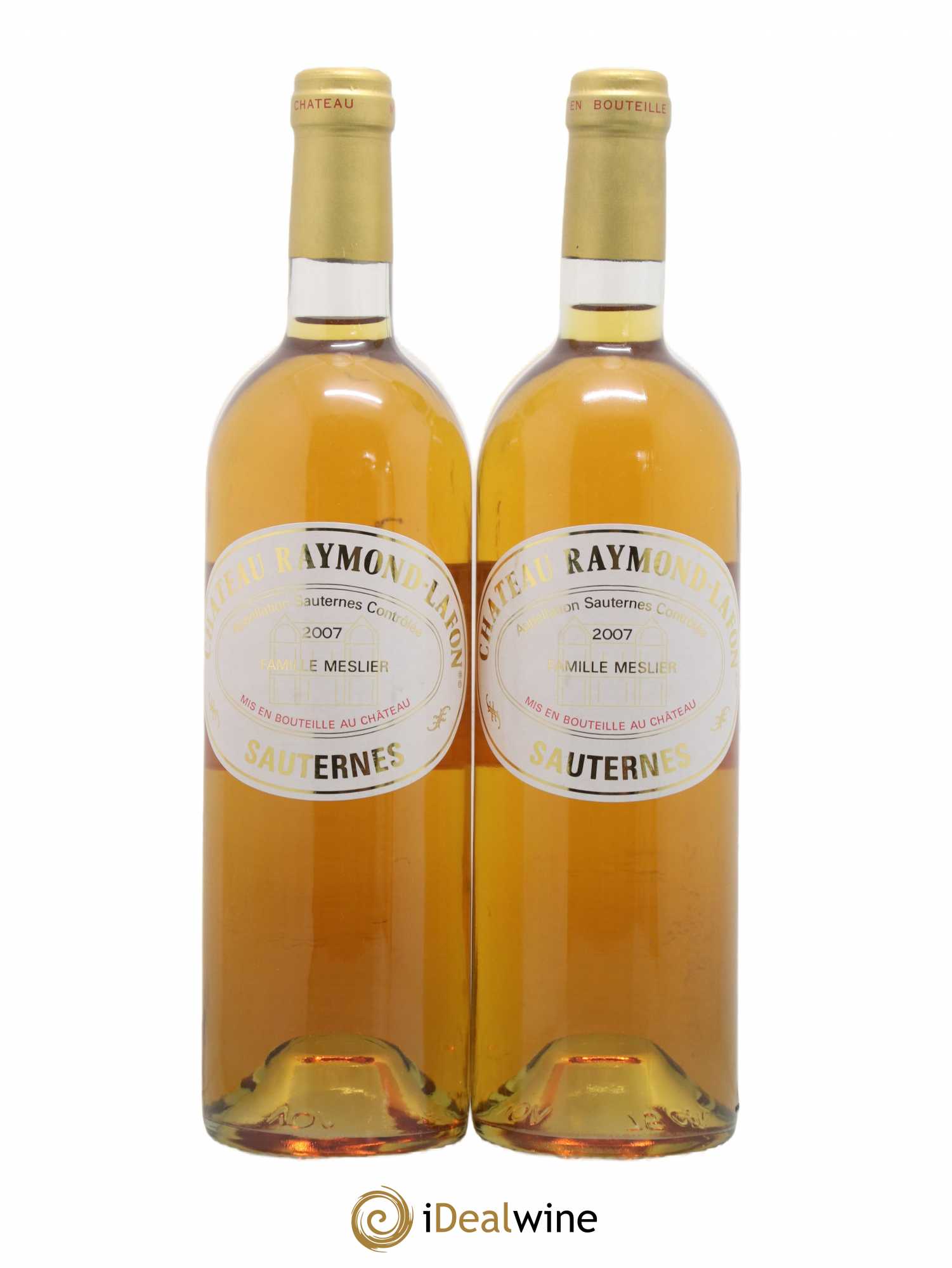 Château Raymond Lafon 2007 - Lotto di 2 bottiglie - 0