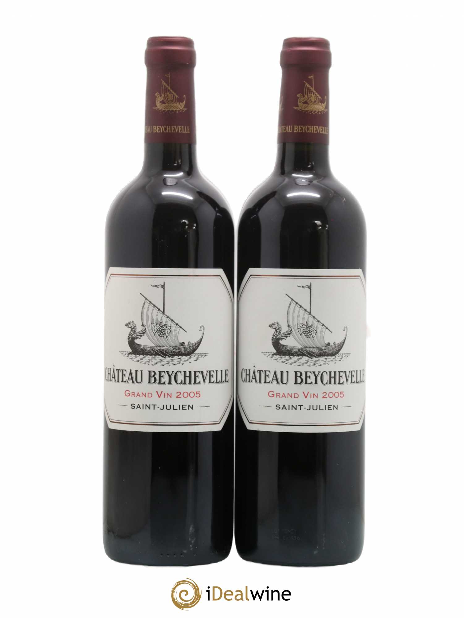 Château Beychevelle 4ème Grand Cru Classé 2005 - Lot de 2 bouteilles - 0