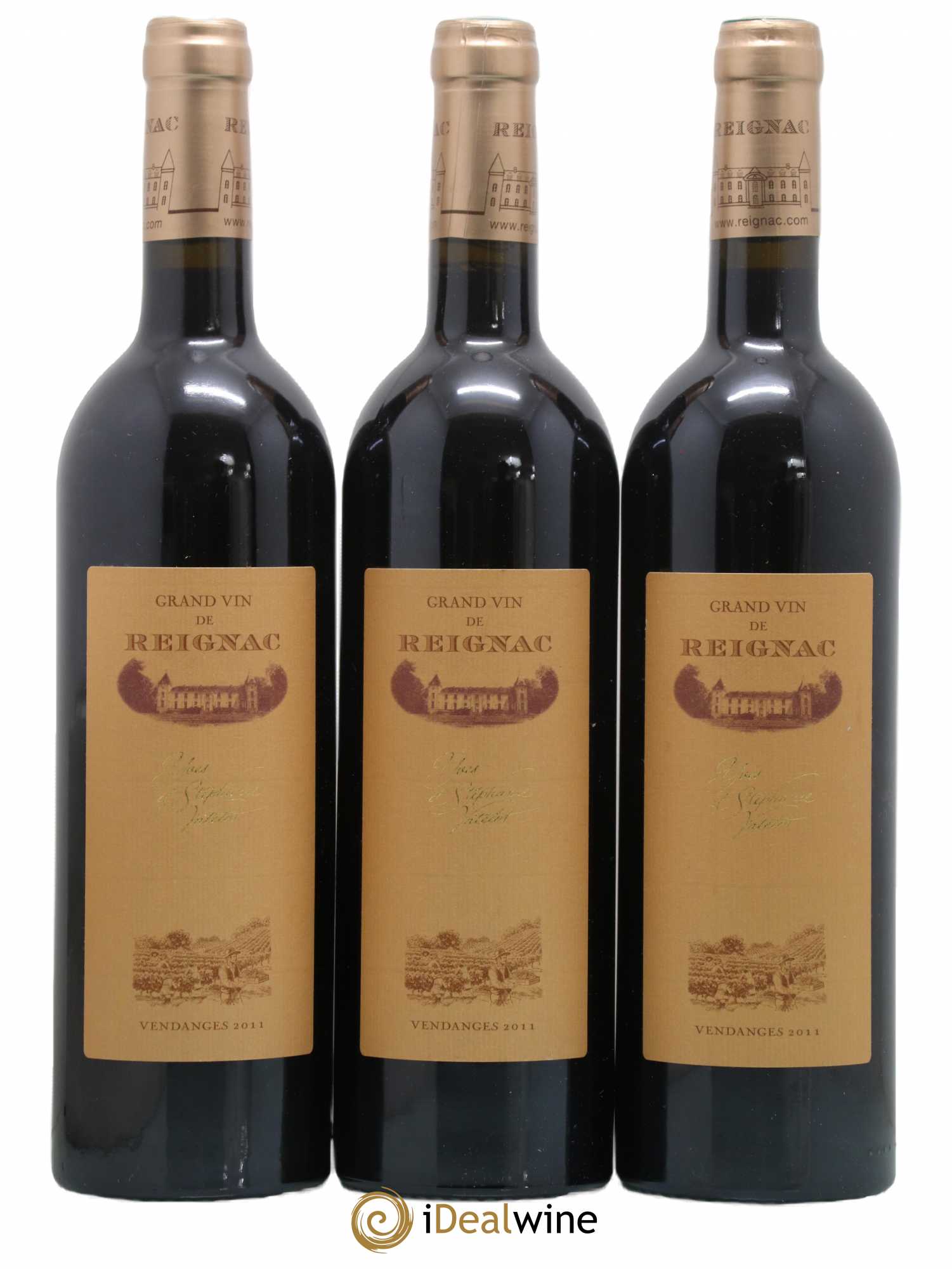 Grand vin de Reignac 2011 - Posten von 3 Flaschen - 0