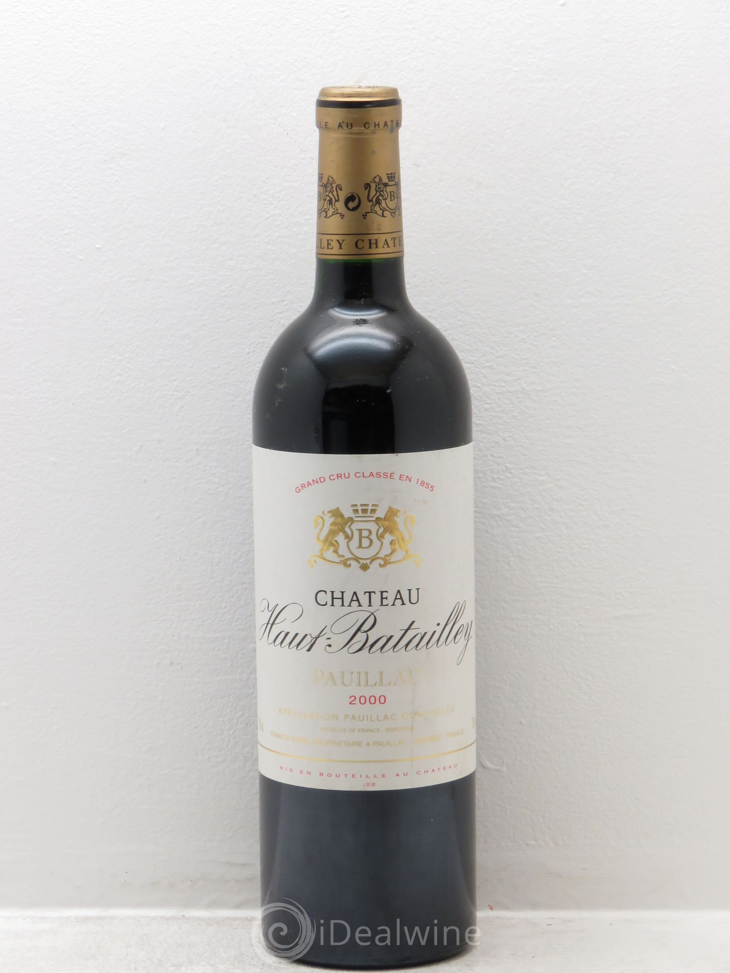 Château Haut Batailley 5ème Grand Cru Classé 2000 - Lot de 1 bouteille - 0