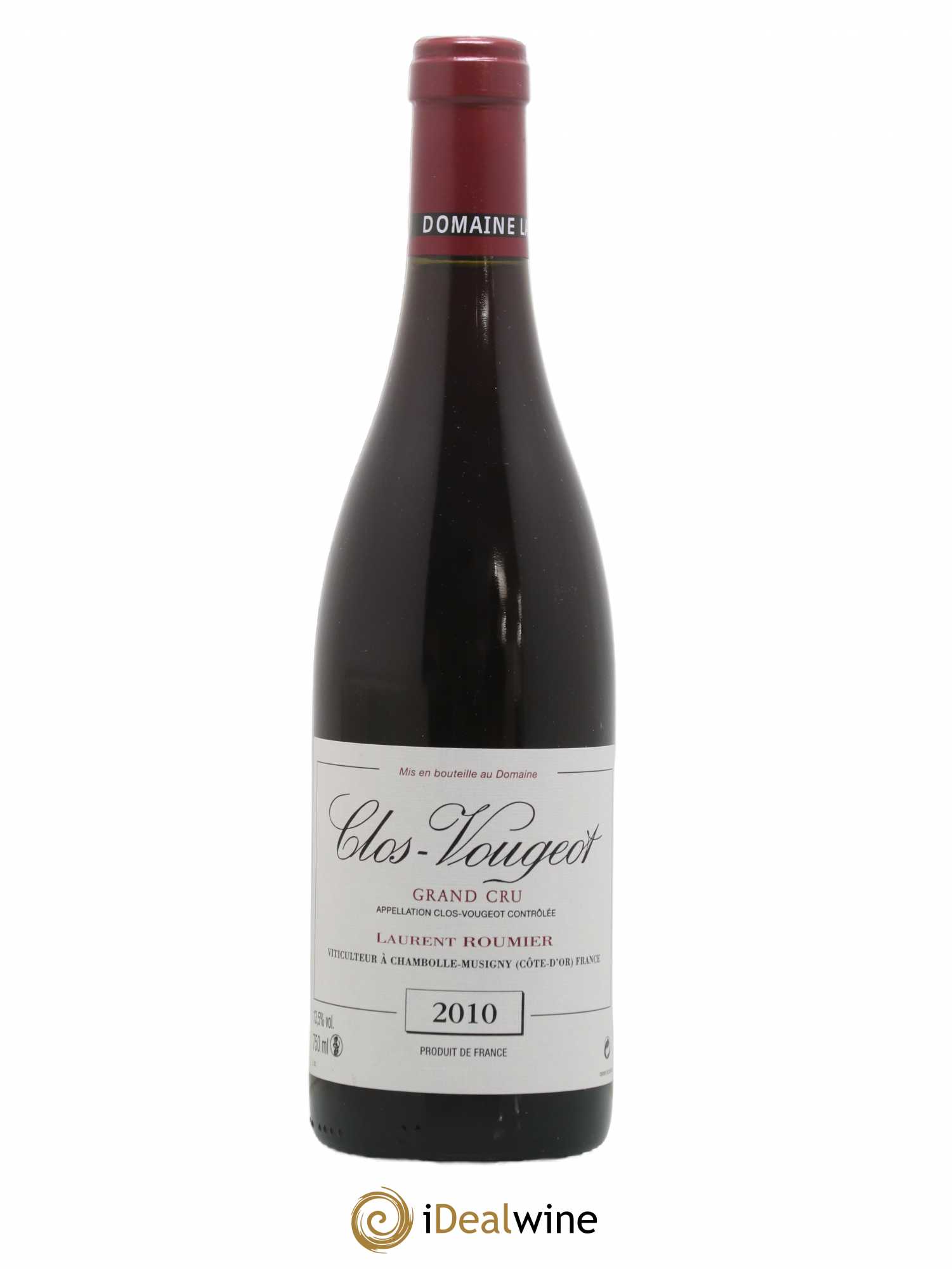 Clos de Vougeot Grand Cru Laurent Roumier 2010 - Lot de 1 bouteille - 0