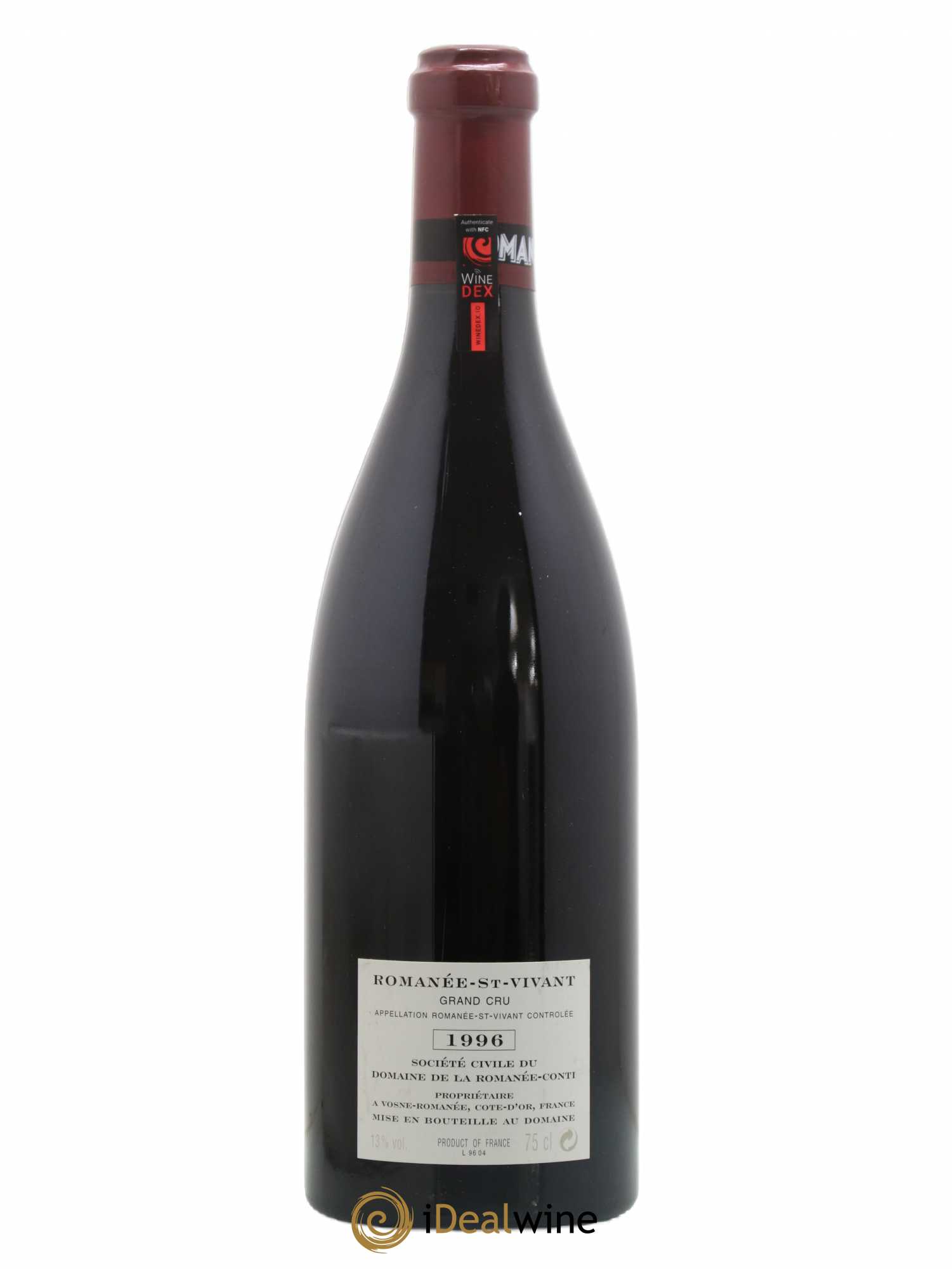 Romanée-Saint-Vivant Grand Cru Domaine de la Romanée-Conti 1996 - Lot de 1 bouteille - 1