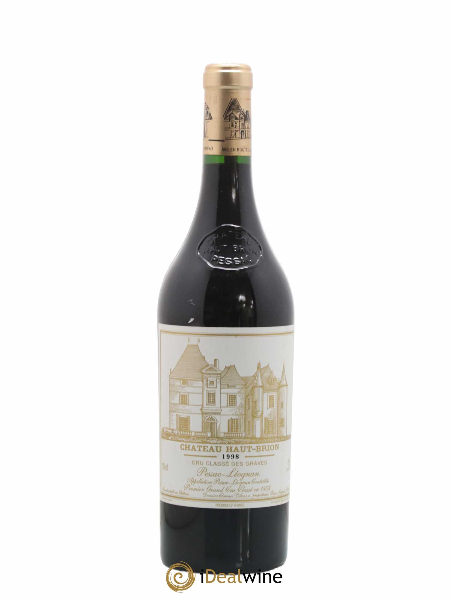 Château Haut Brion 1er Grand Cru Classé 1998 - Lot de 1 bouteille - 0