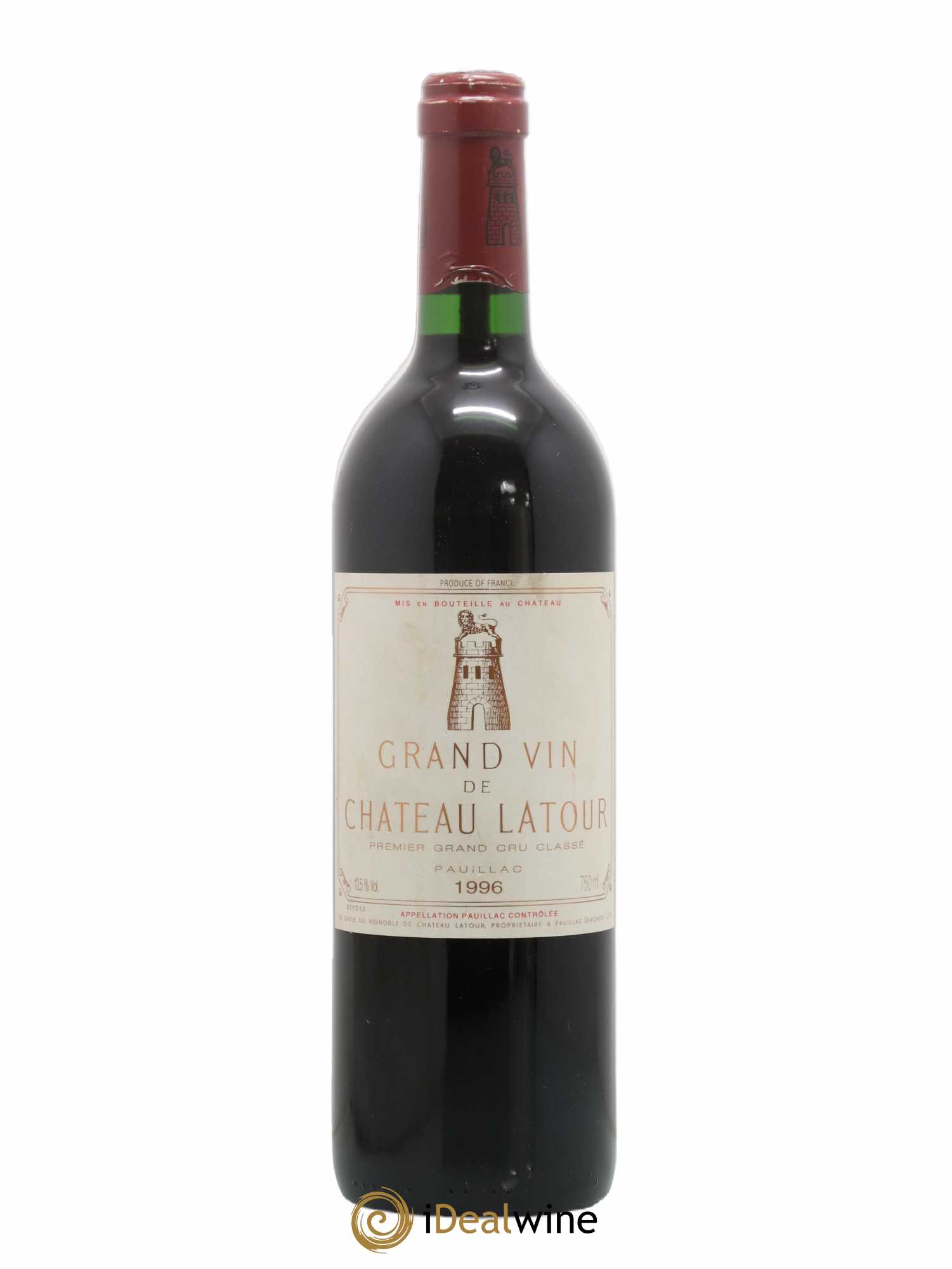 Château Latour 1er Grand Cru Classé 1996 - Lot de 1 bouteille - 0