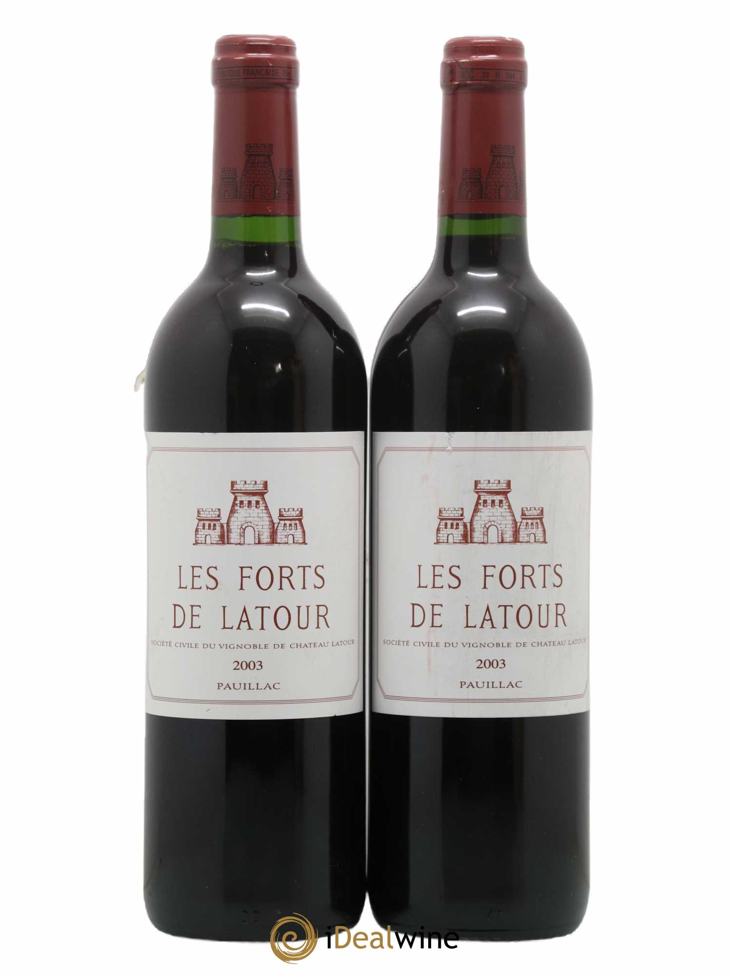 Les Forts de Latour Second Vin 2003 - Lot de 2 bouteilles - 0