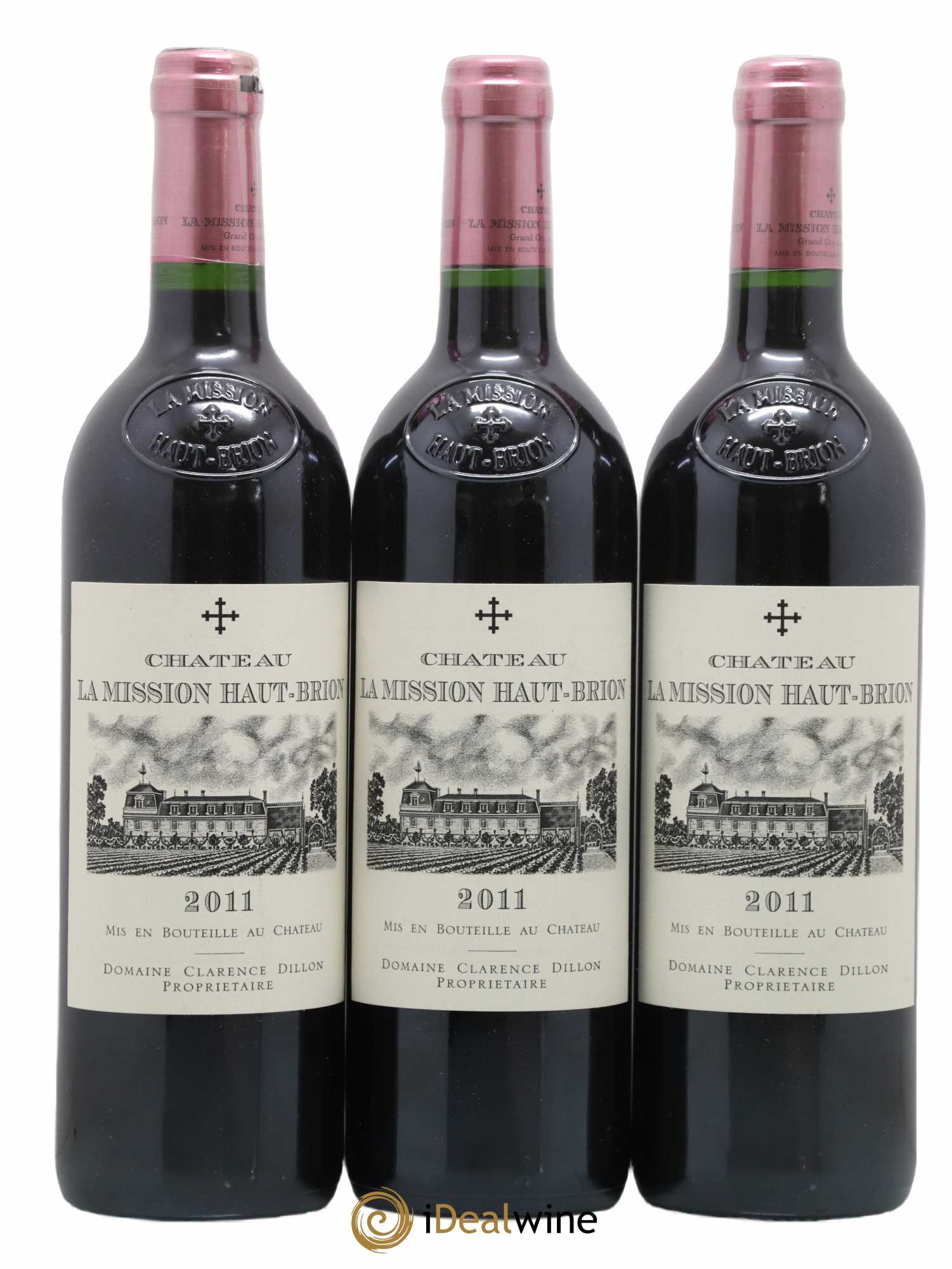 Château la Mission Haut-Brion Cru Classé de Graves 2011 - Lot de 3 bouteilles - 0