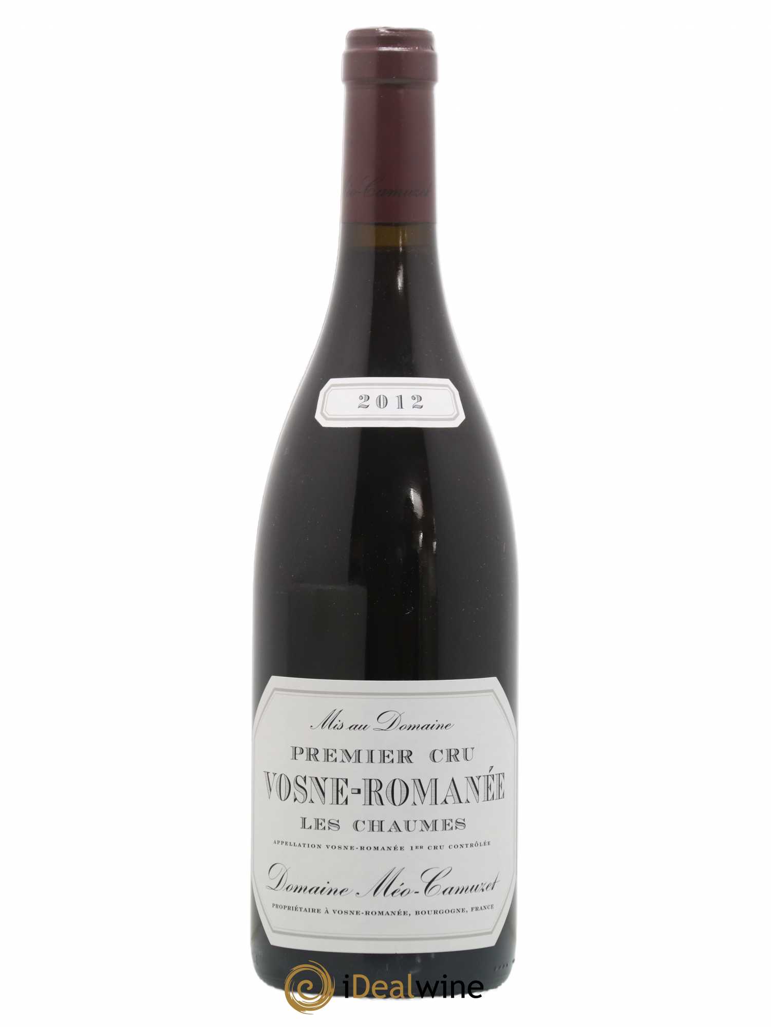 Vosne-Romanée 1er Cru Les Chaumes Méo-Camuzet (Domaine) 2012 - Lot de 1 bouteille - 0