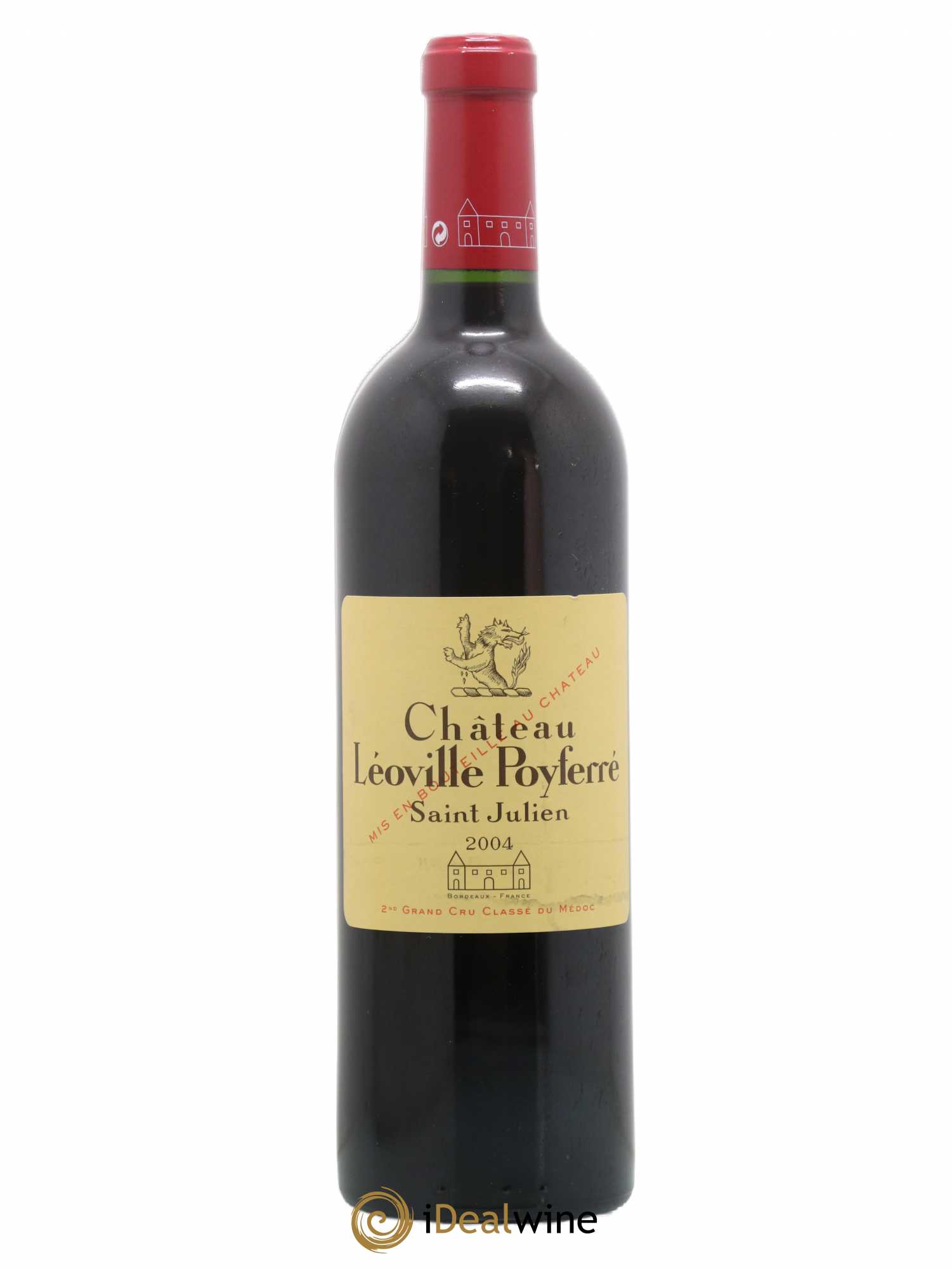 Château Léoville Poyferré 2ème Grand Cru Classé 2004 - Lot de 1 bouteille - 0