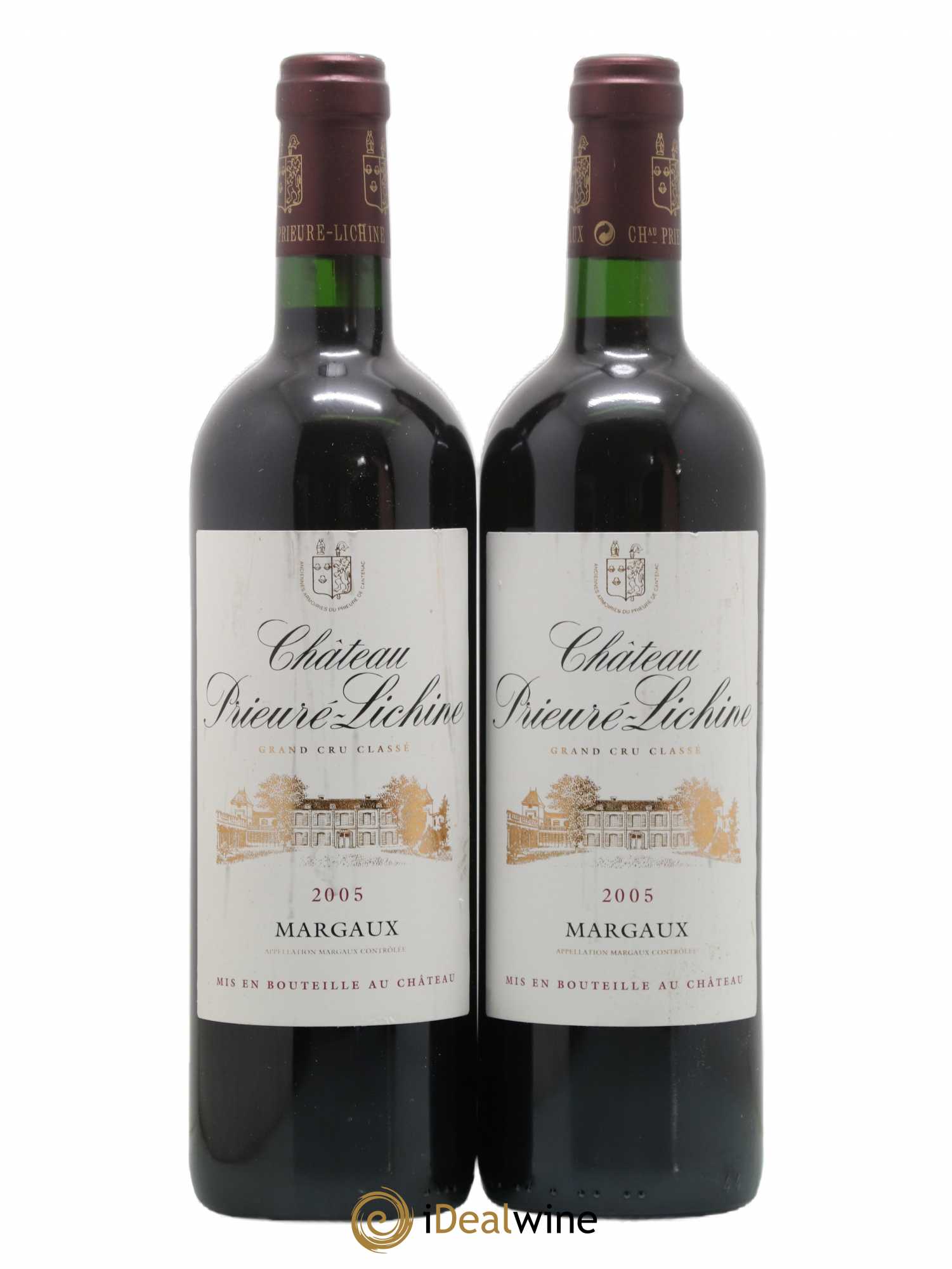 Château Prieuré Lichine 4ème Grand Cru Classé 2005 - Lot de 2 bouteilles - 0