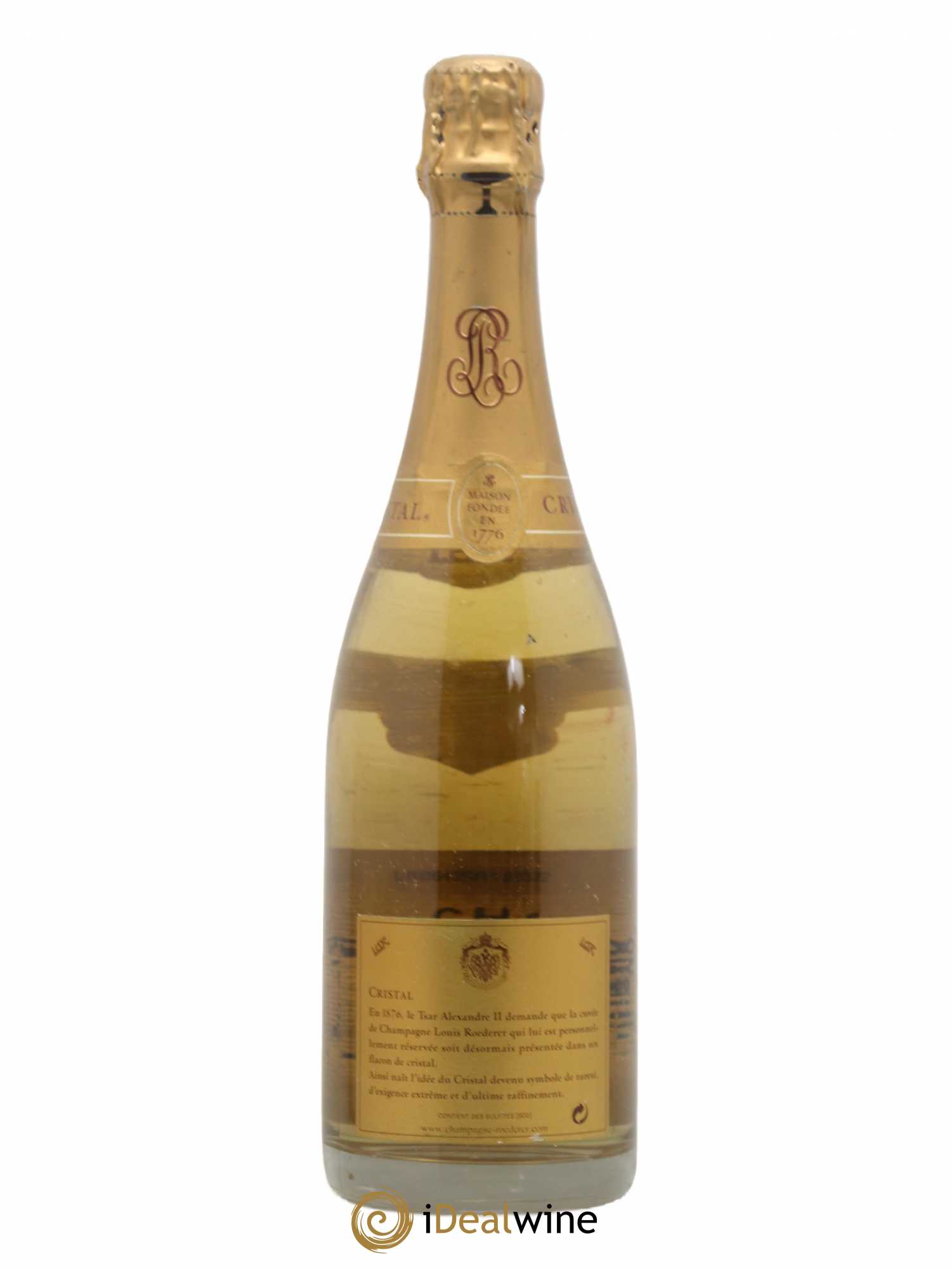 Cristal Louis Roederer 2000 - Lot de 1 bouteille - 1