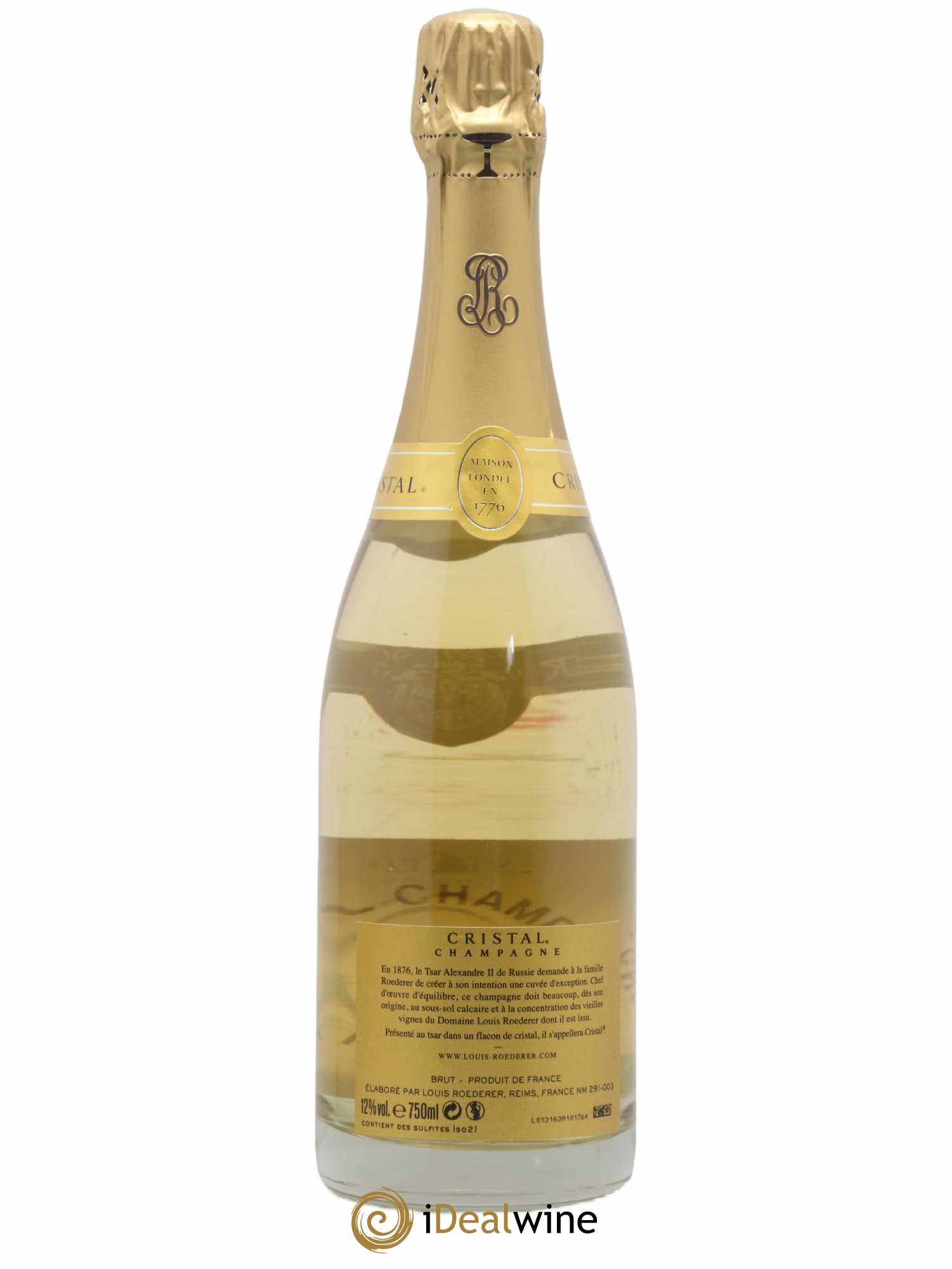 Cristal Louis Roederer 2008 - Lot de 1 bouteille - 1