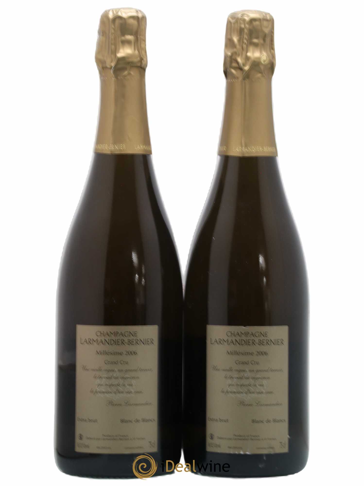 Blanc de Blancs Extra-Brut Larmandier-Bernier 2006 - Lot de 2 bouteilles - 1