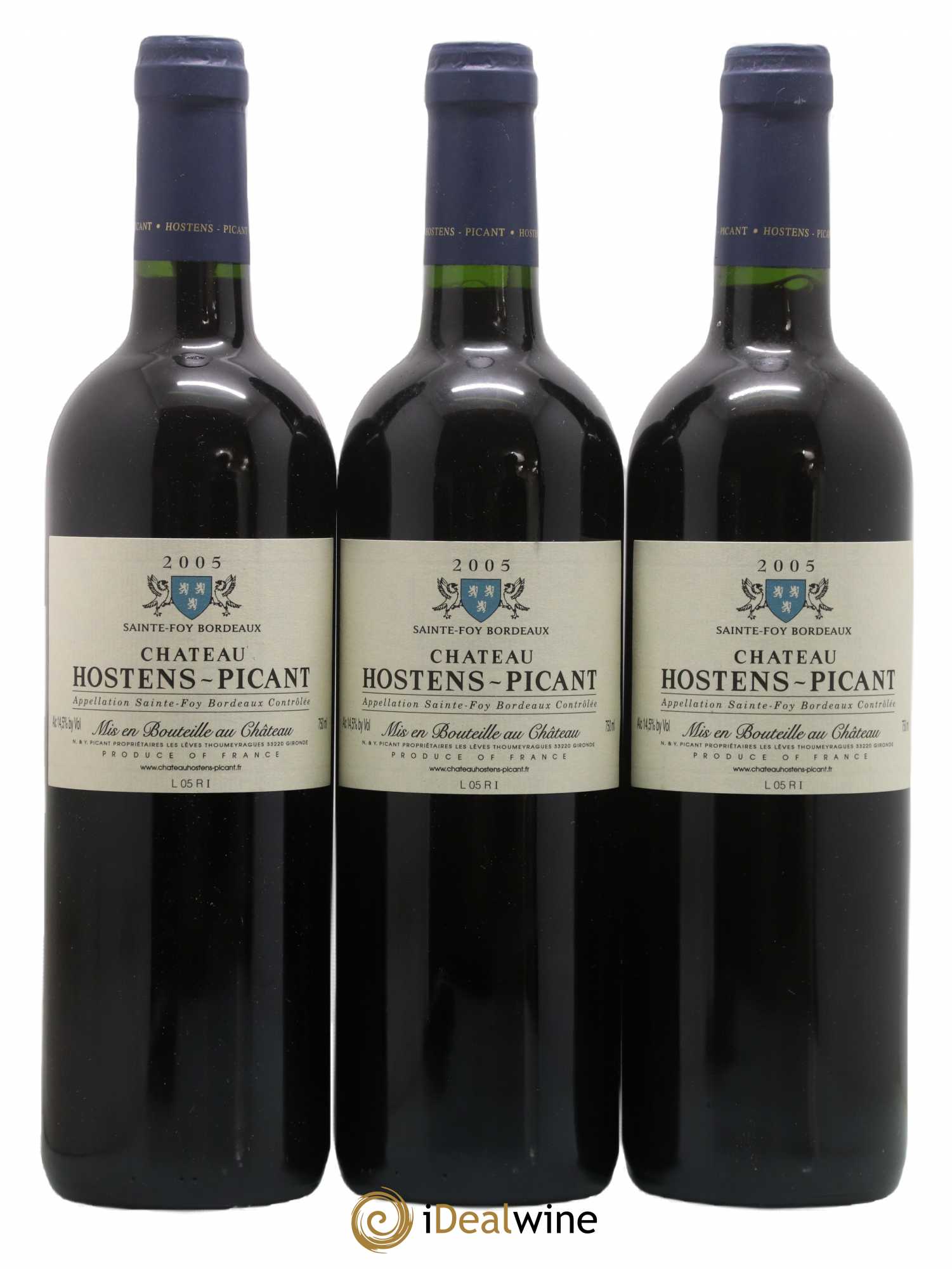 Château Hostens Picant 2005 - Lot de 3 bouteilles - 0