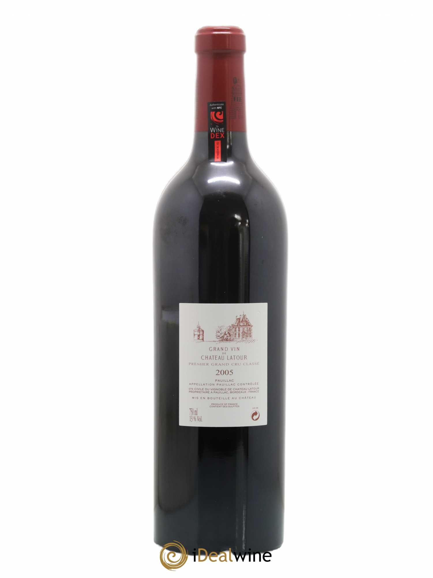 Château Latour 1er Grand Cru Classé 2005 - Lot de 1 bouteille - 1