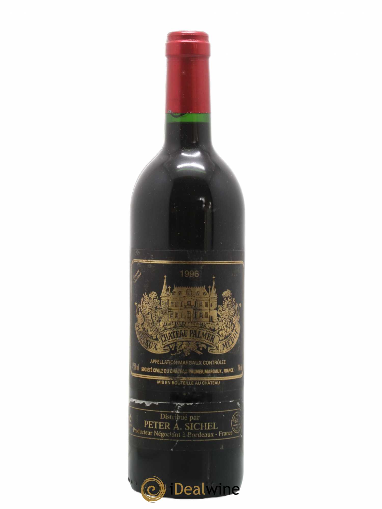 Château Palmer 3ème Grand Cru Classé 1996 - Lot de 1 bouteille - 0