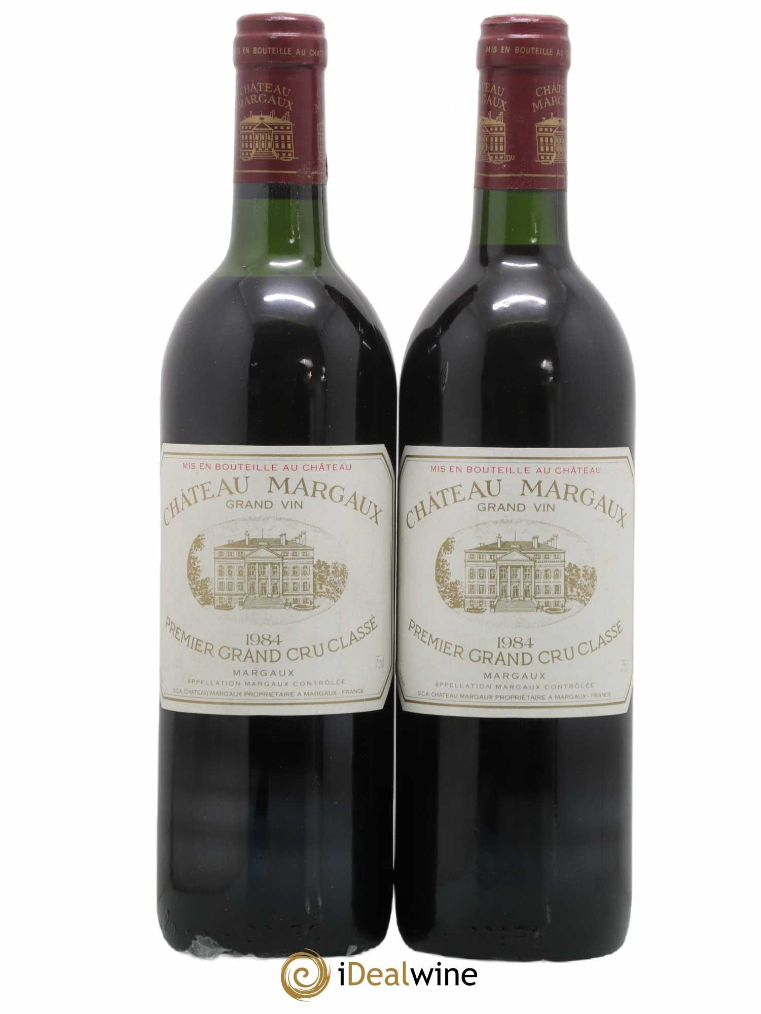 Château Margaux 1er Grand Cru Classé 1984 - Lot de 2 bouteilles - 0