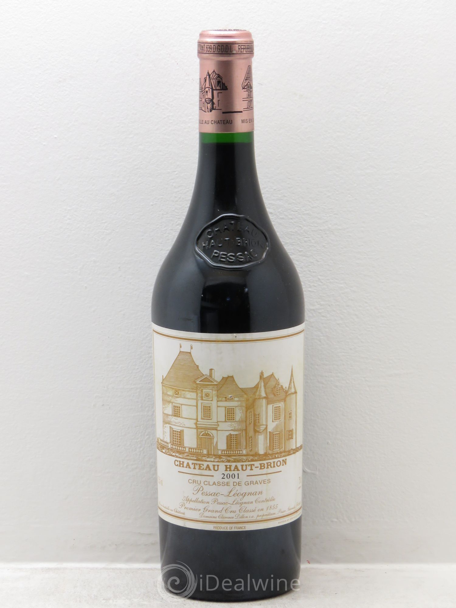 Château Haut Brion 1er Grand Cru Classé 2001 - Lot de 1 bouteille - 0
