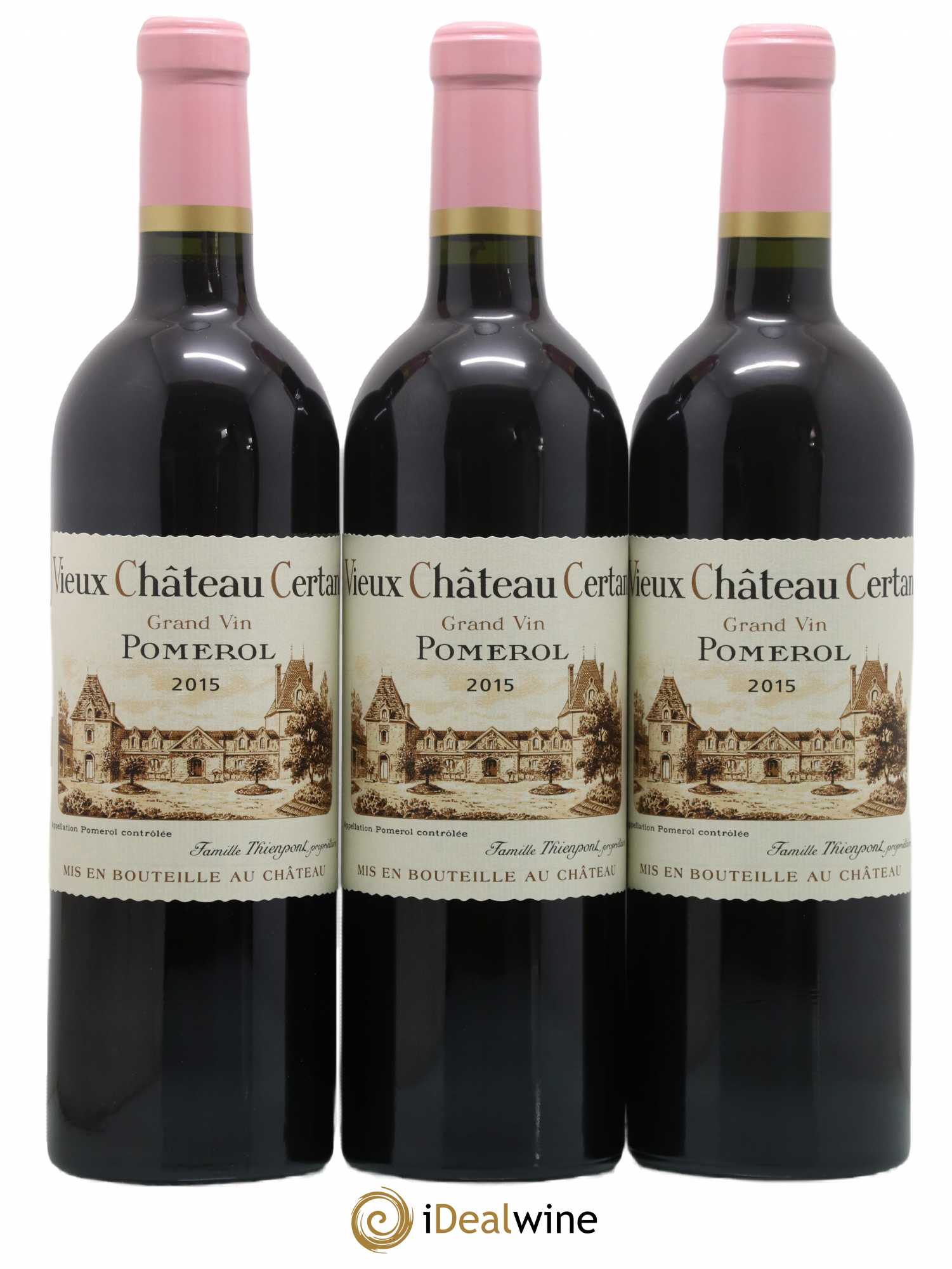 Vieux Château Certan 2015 - Lot de 3 bouteilles - 0