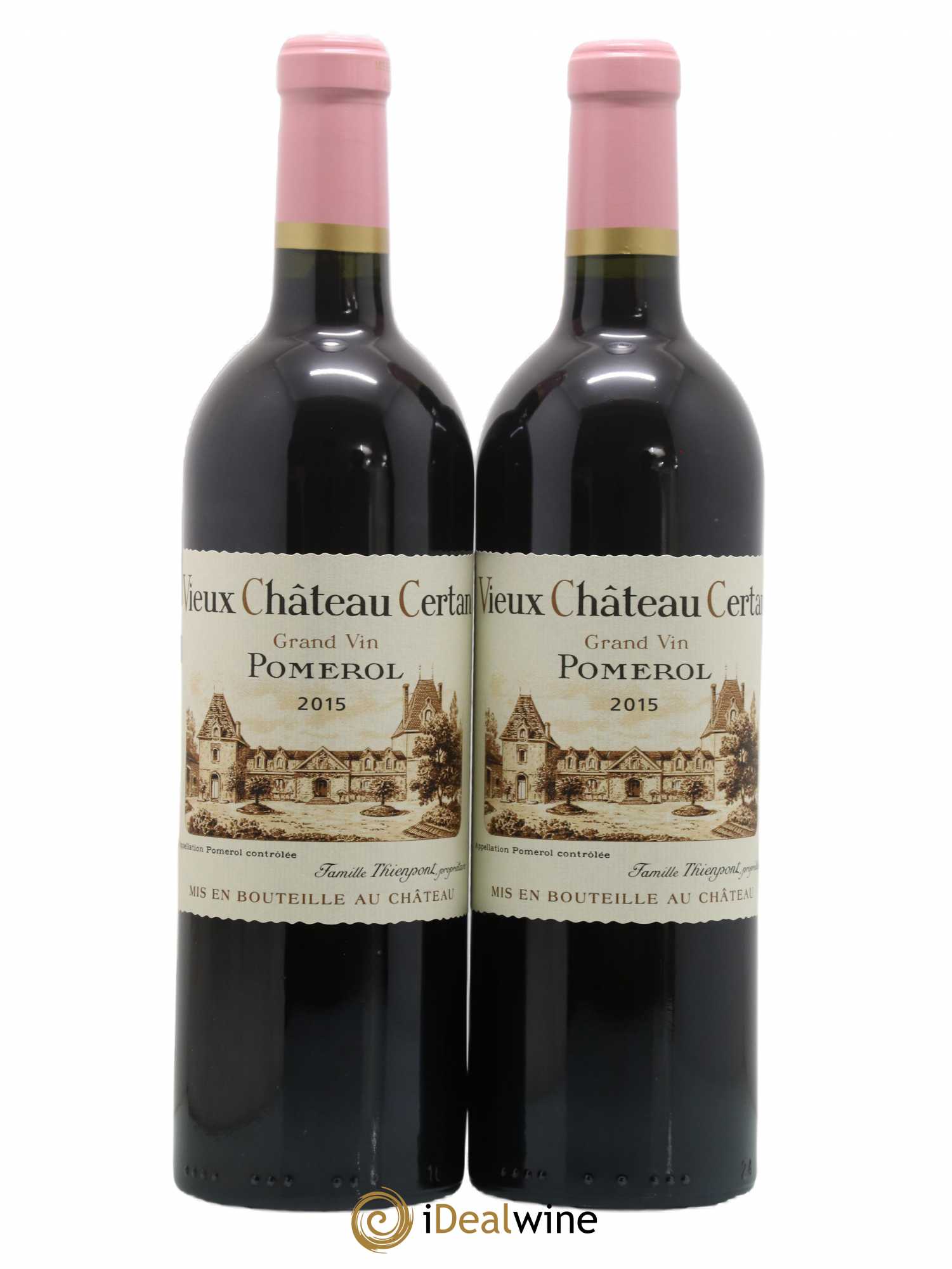Vieux Château Certan 2015 - Lot de 2 bouteilles - 0