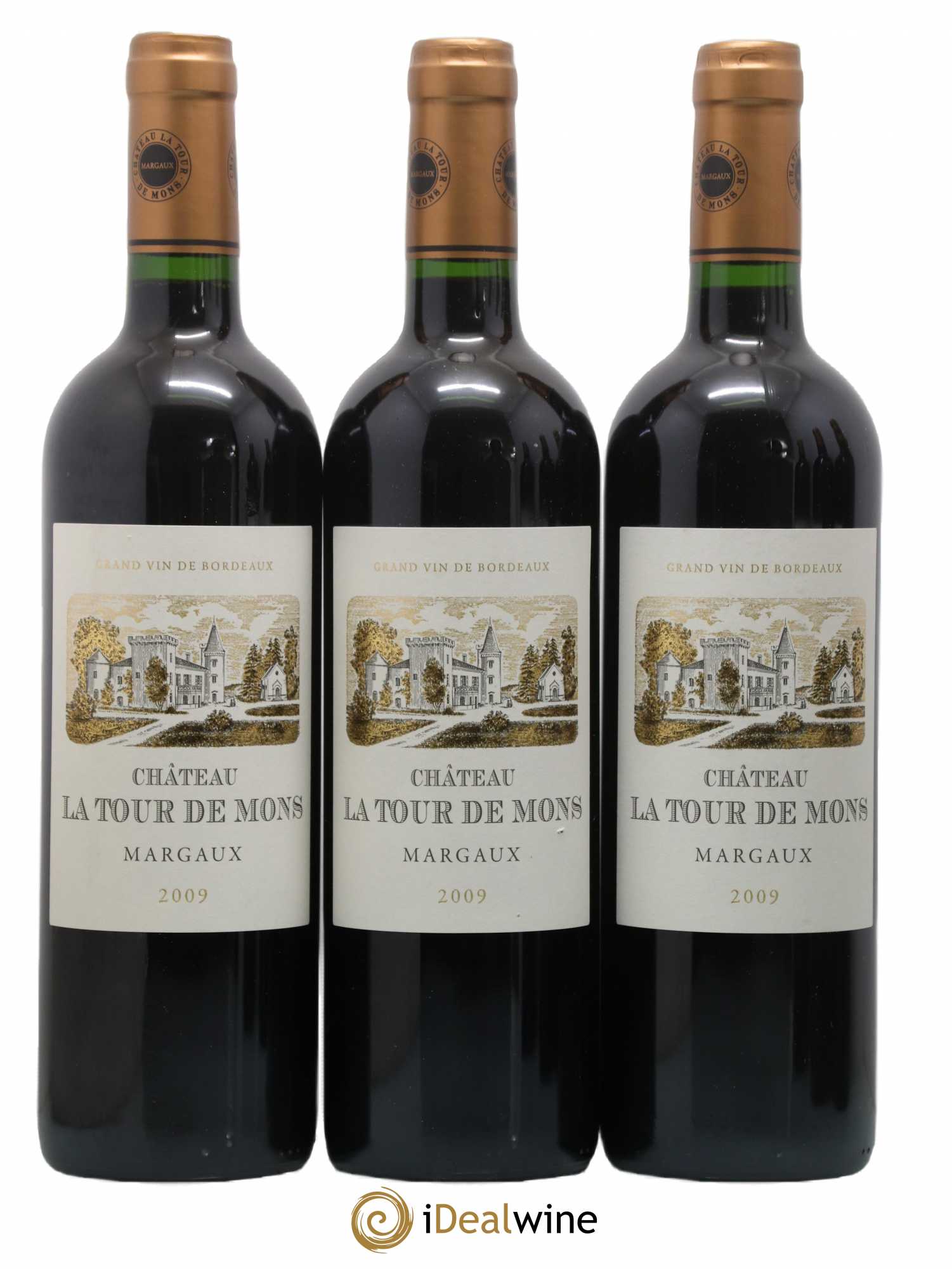 Château la Tour de Mons Cru Bourgeois 2009 - Lot de 6 bouteilles - 1