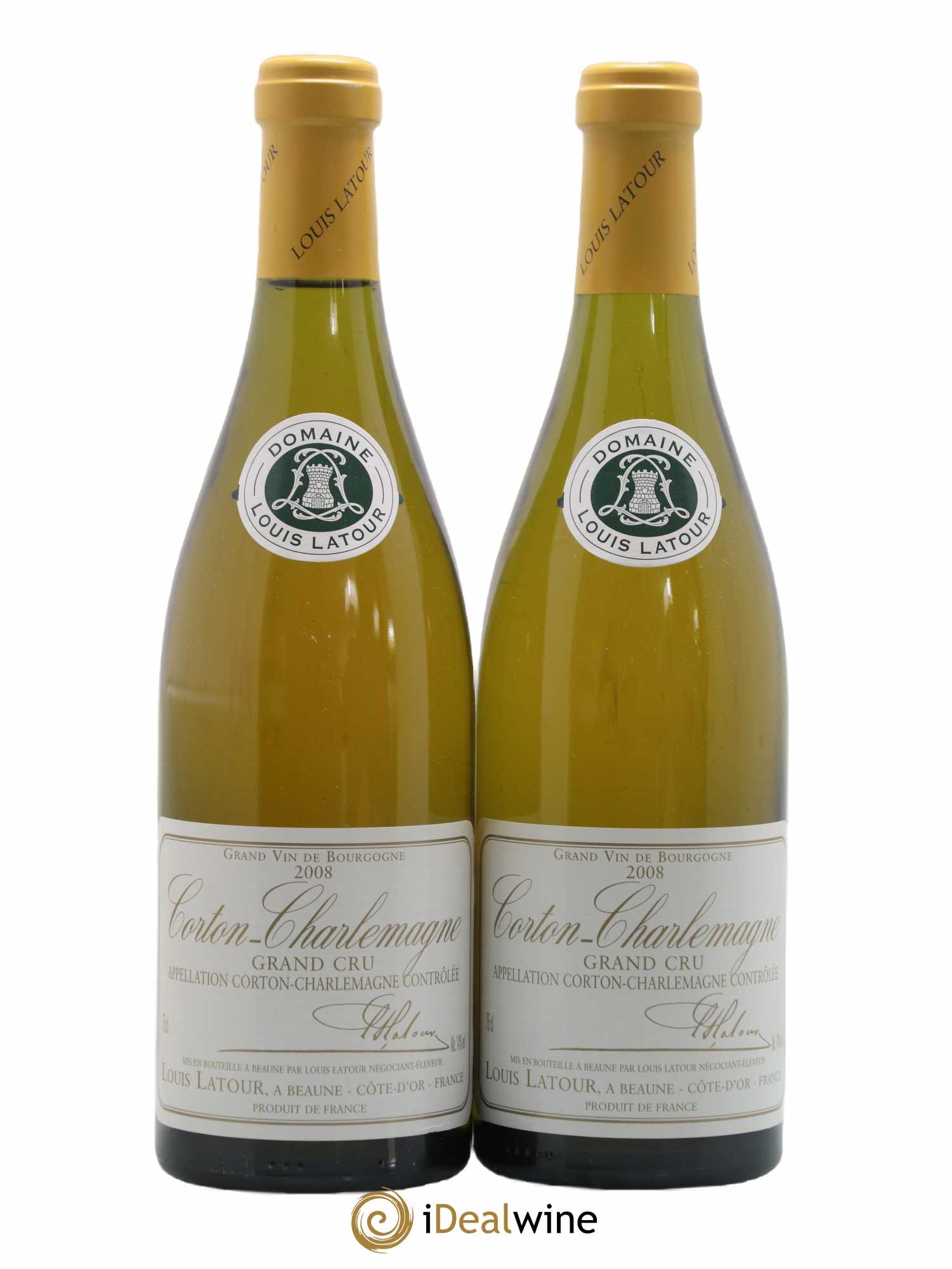Corton-Charlemagne Grand Cru Louis Latour 2008 - Lot de 2 bouteilles - 0