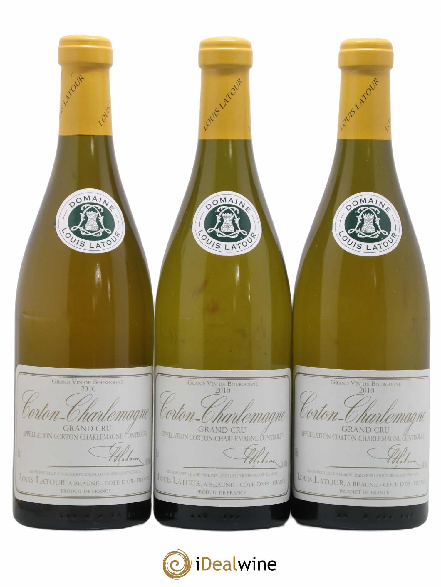Corton-Charlemagne Grand Cru Louis Latour 2010 - Lot de 3 bouteilles - 0