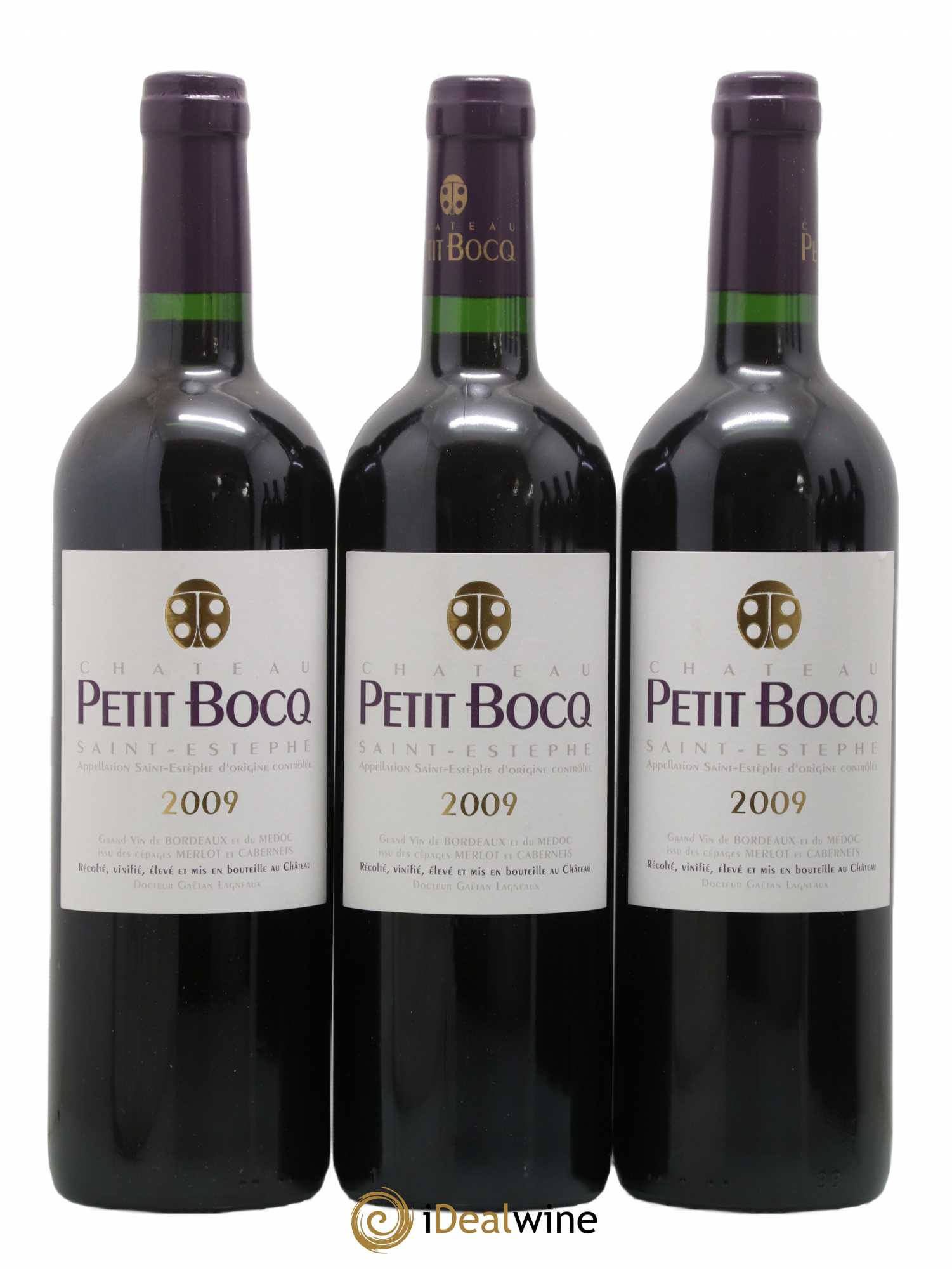 Château Petit Bocq Cru Bourgeois 2009 - Lot de 6 bouteilles - 1