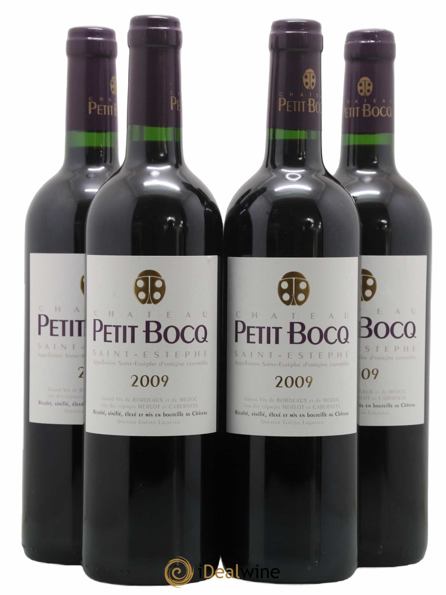 Château Petit Bocq Cru Bourgeois 2009 - Lot de 4 bouteilles - 0