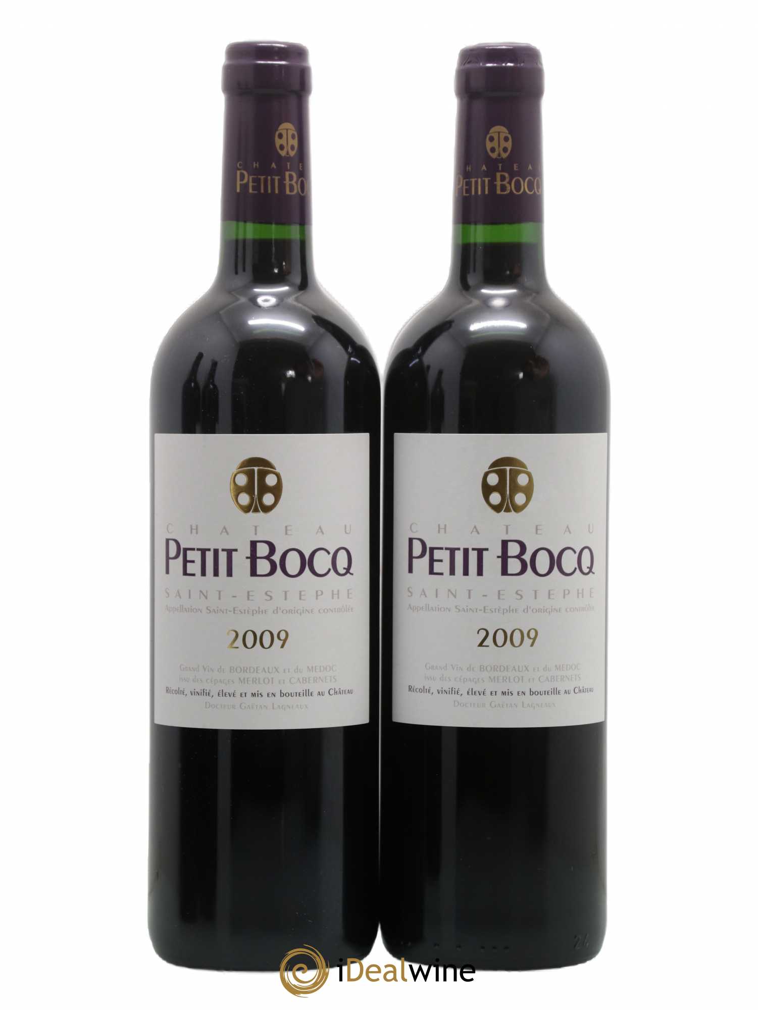 Château Petit Bocq Cru Bourgeois 2009 - Lot de 2 bouteilles - 0