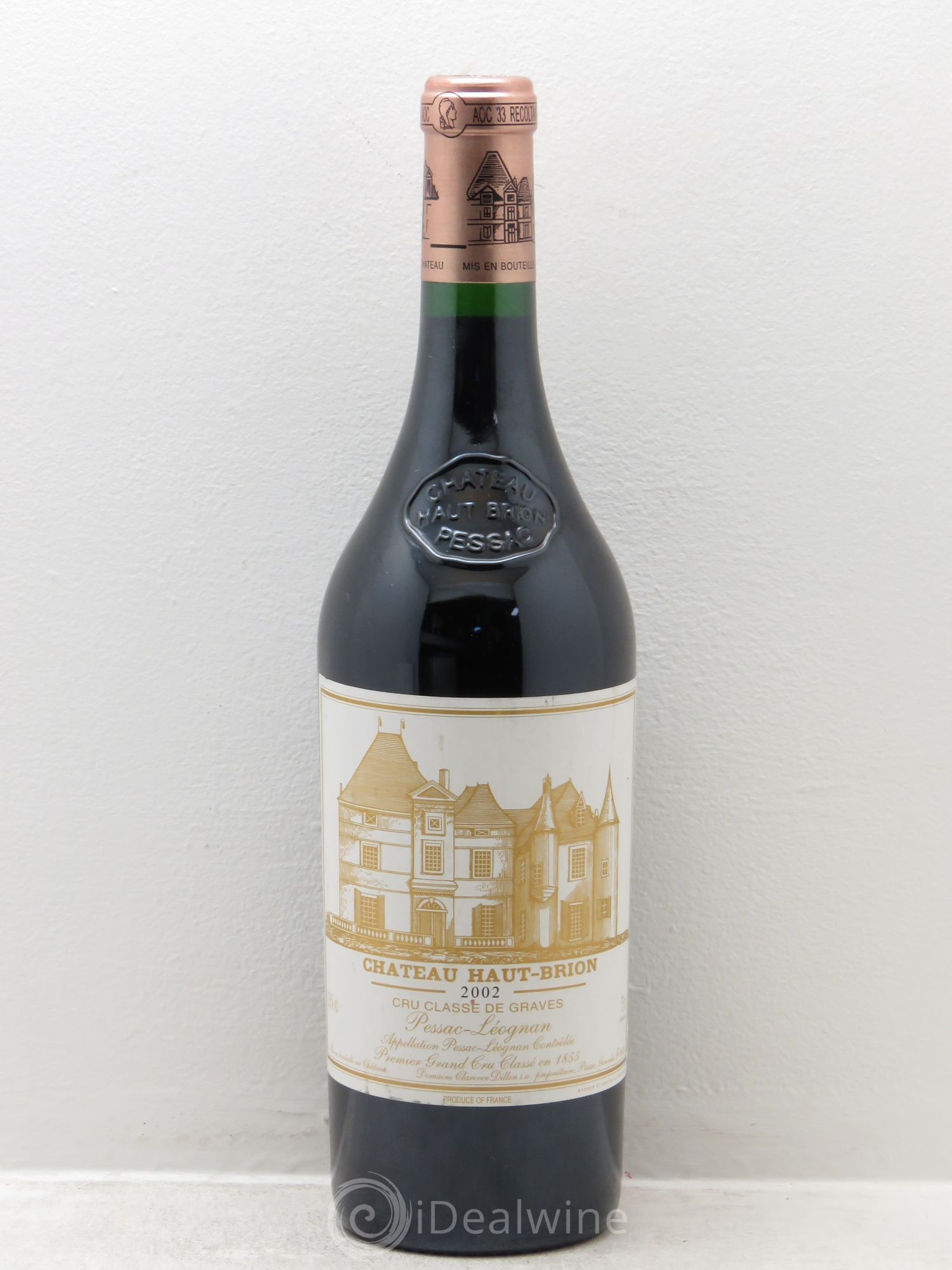Château Haut Brion 1er Grand Cru Classé 2002 - Lot de 1 bouteille - 0