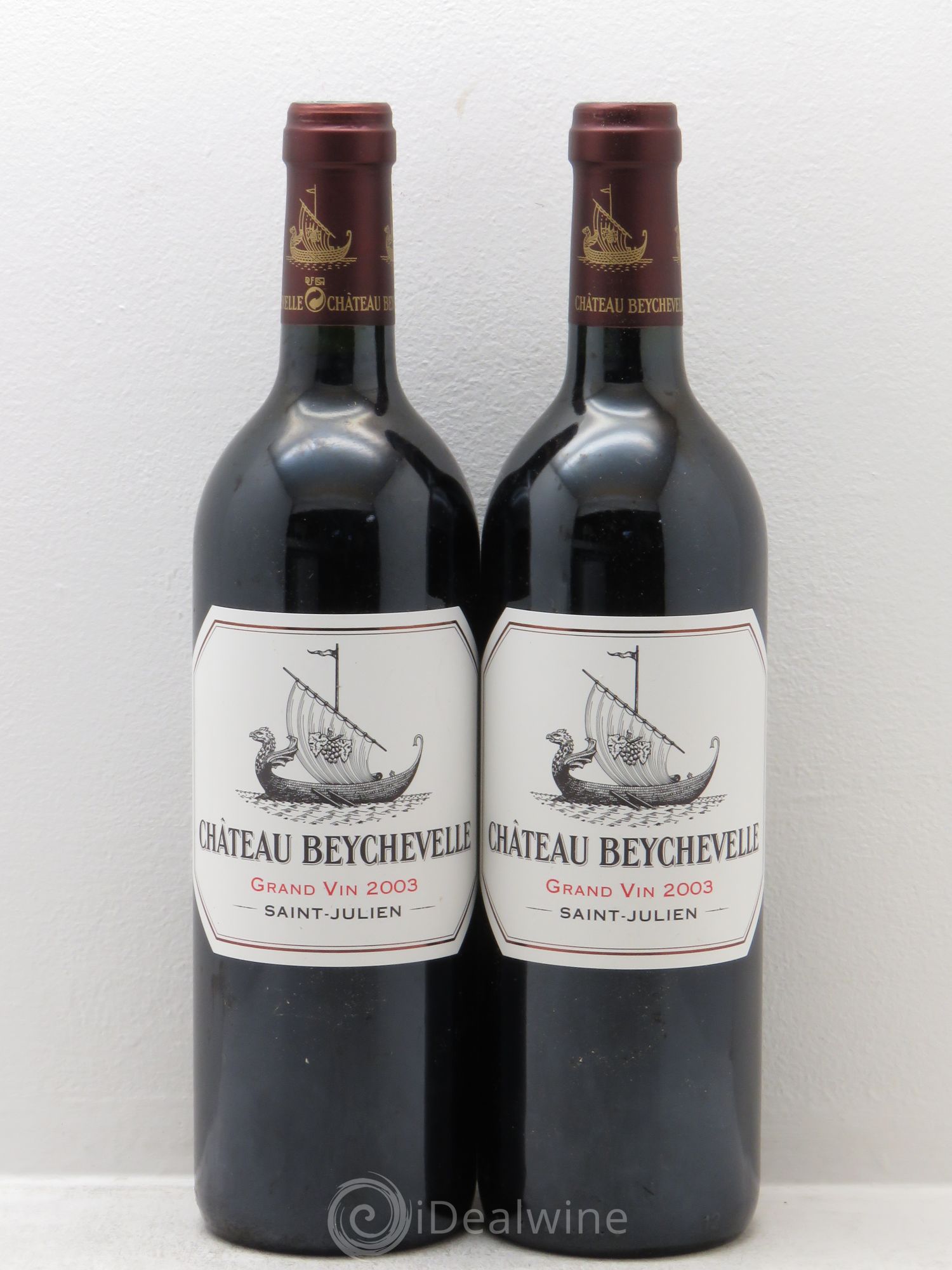 Château Beychevelle 4ème Grand Cru Classé 2003 - Lot de 2 bouteilles - 0