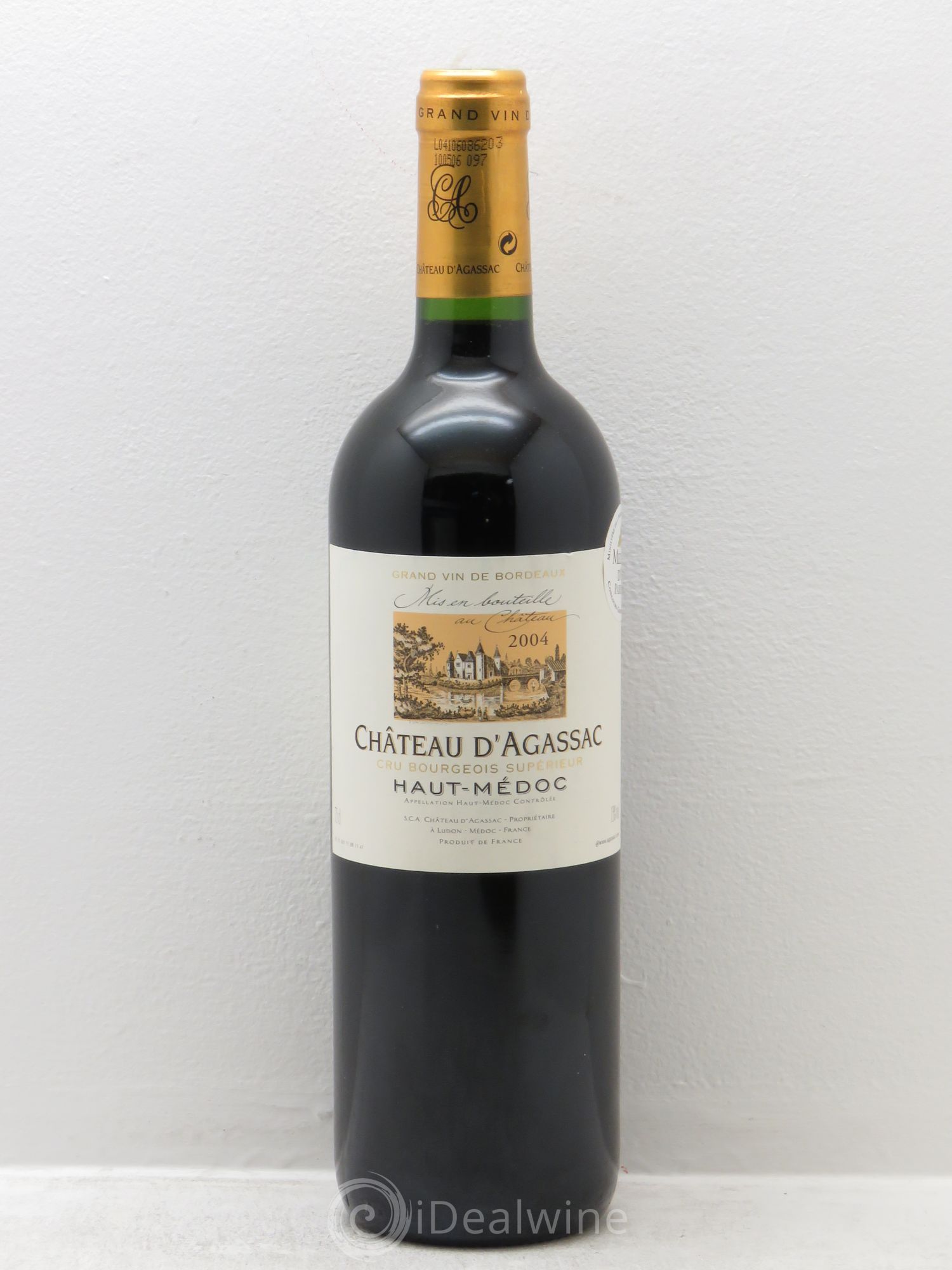 Château d' Agassac Cru Bourgeois 2004 - Lot de 1 bouteille - 0