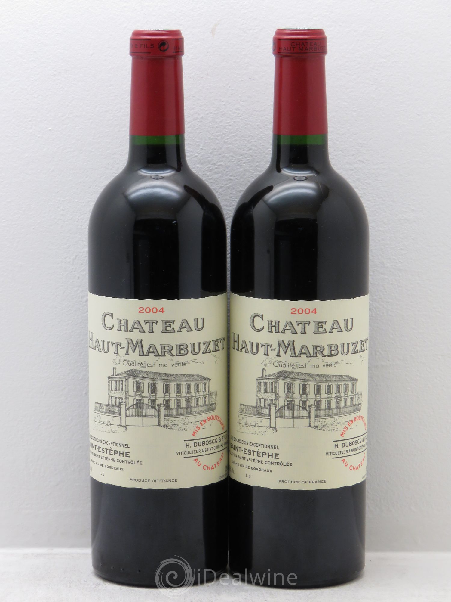 Château Haut Marbuzet 2004 - Lot de 2 bouteilles - 0