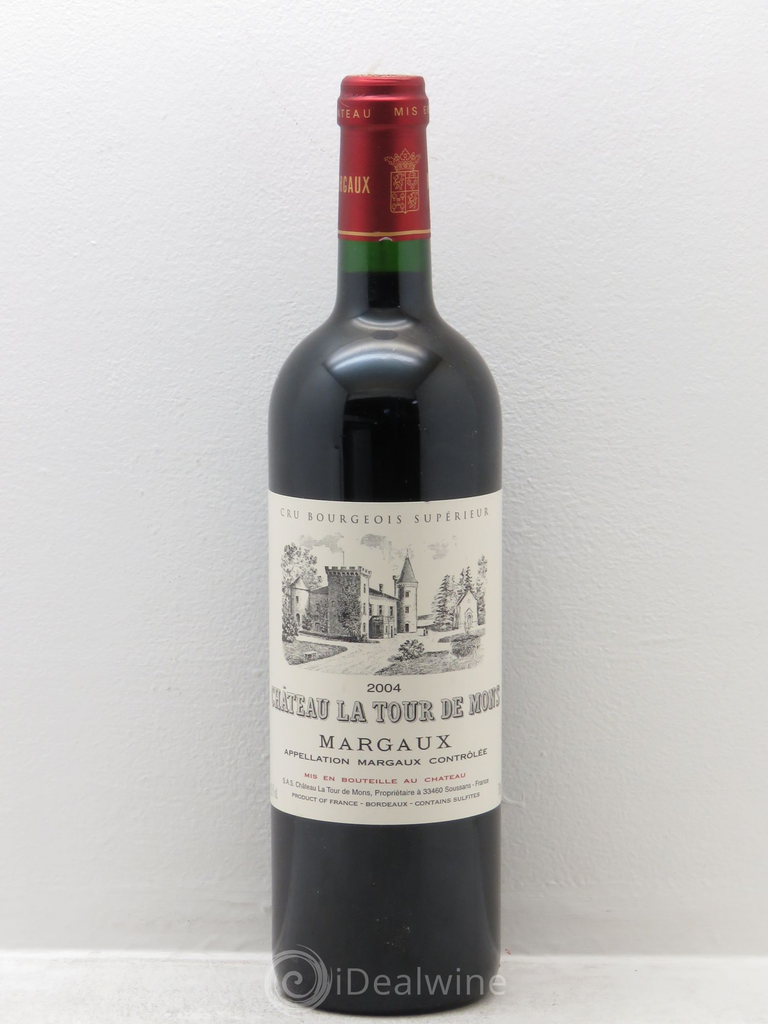 Château la Tour de Mons Cru Bourgeois (sans prix de réserve) 2004 - Lot de 1 bouteille - 0