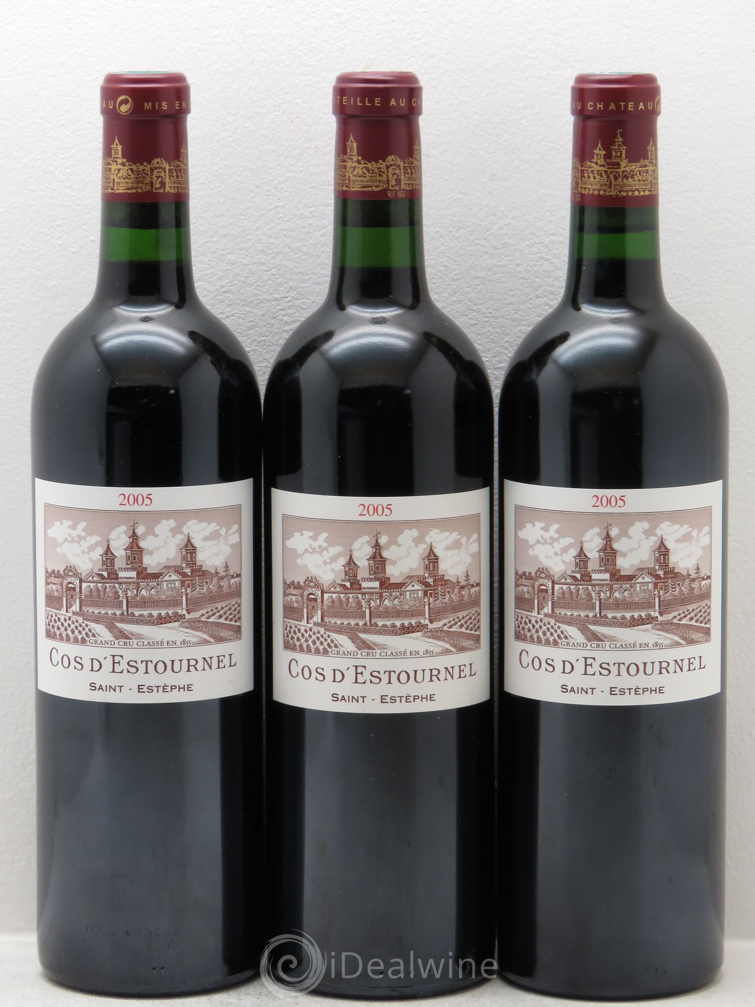 Cos d'Estournel 2ème Grand Cru Classé 2005 - Lot de 3 bouteilles - 0